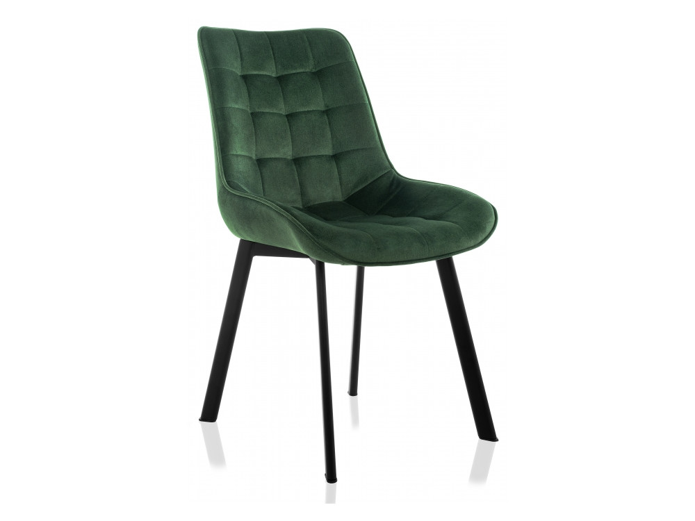 Hagen темно-зеленый Стул Черный, Окрашенный металл стул валенсия темно зеленый велюр