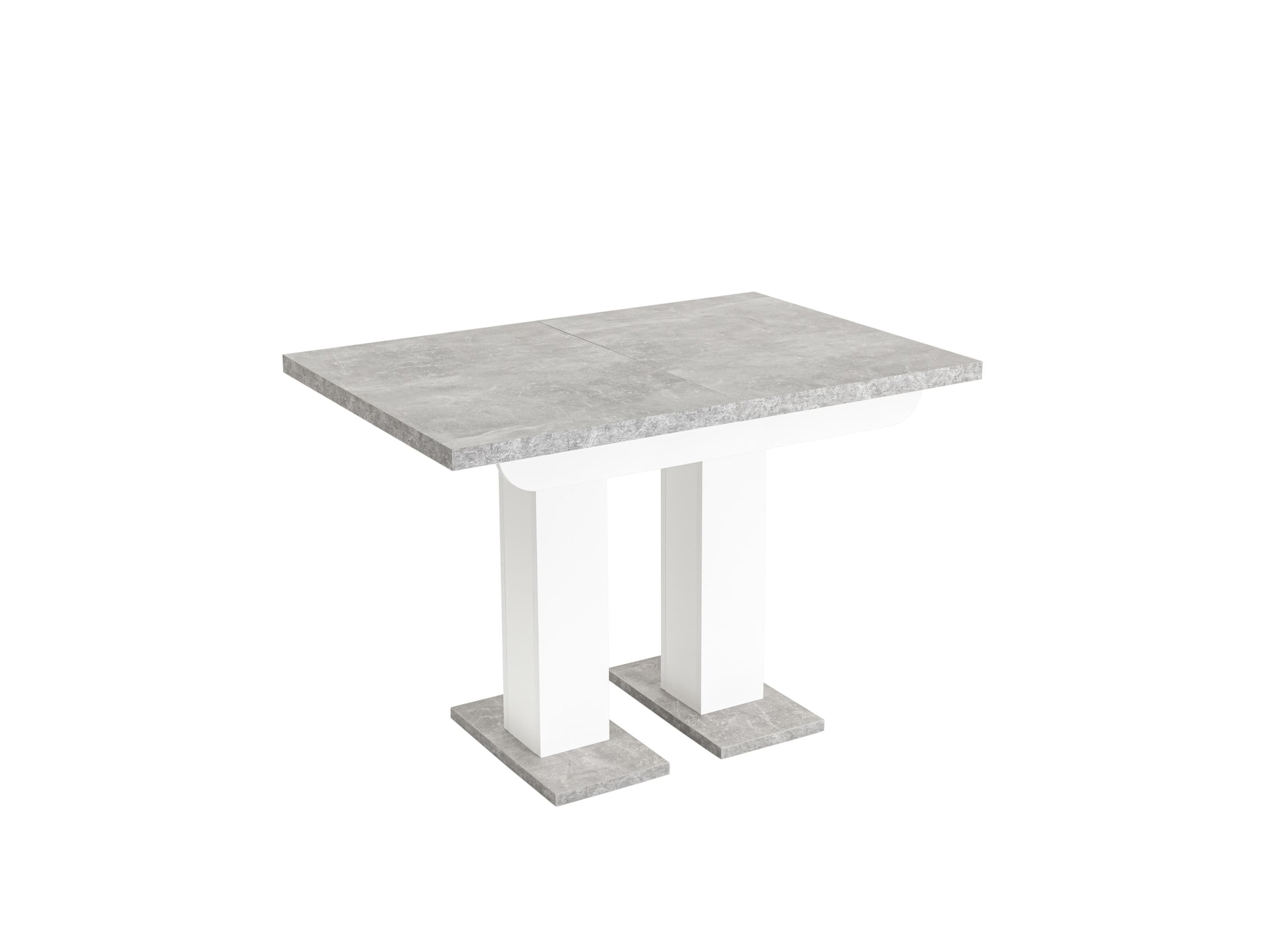 Стол Stool Group Clyde Бетон/Белый  Серый, ЛДСП
