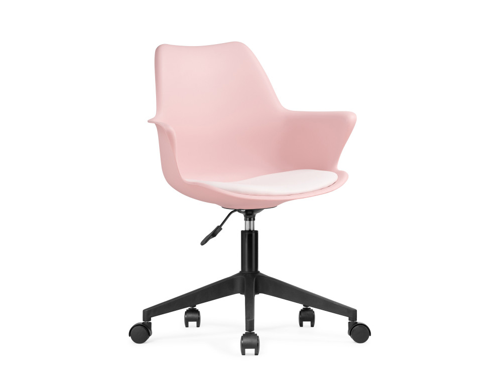 Tulin white / pink / black Компьютерное кресло MebelVia Белый, Экокожа, Пластик