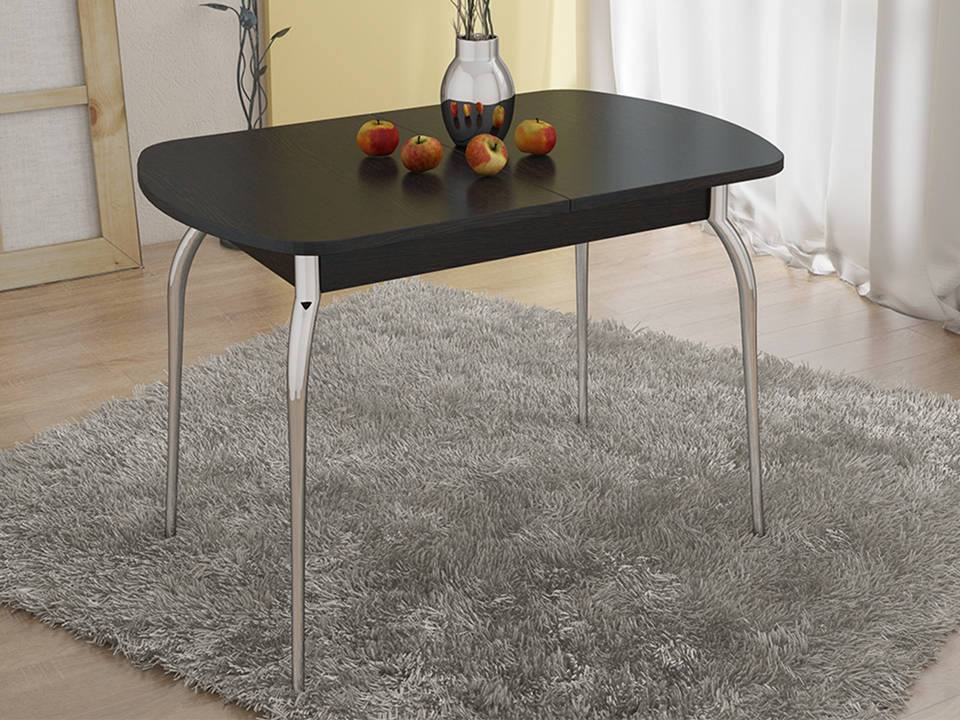 Стол обеденный раздвижной Милан Серый, Коричневый темный стол обеденный раздвижной милан коричневый темный лдсп