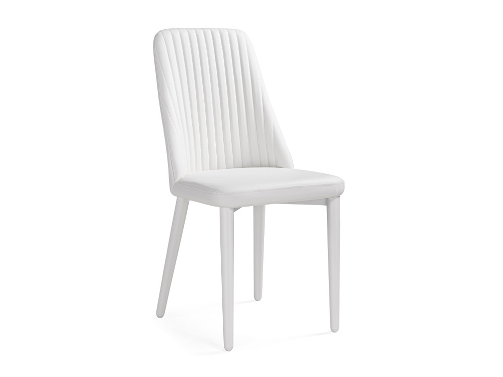 Фена R белый Стул Белый, Металл честер экокожа бежевая белый стул белый металл