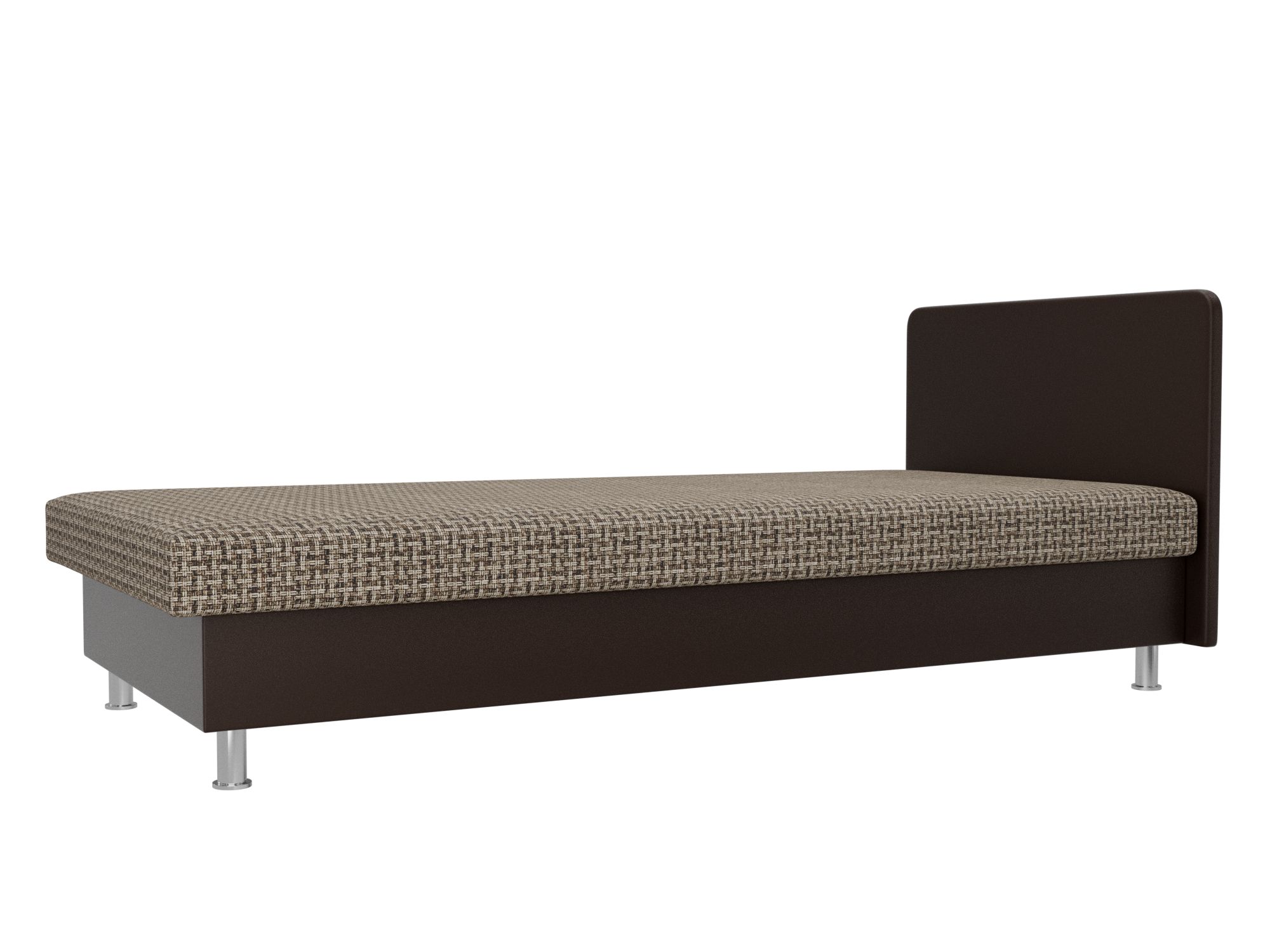 Кровать Мальта (80х200) Коричневый, ЛДСП диван мальта д3 mebelvia коричневый фиолетовый искусственная кожа
