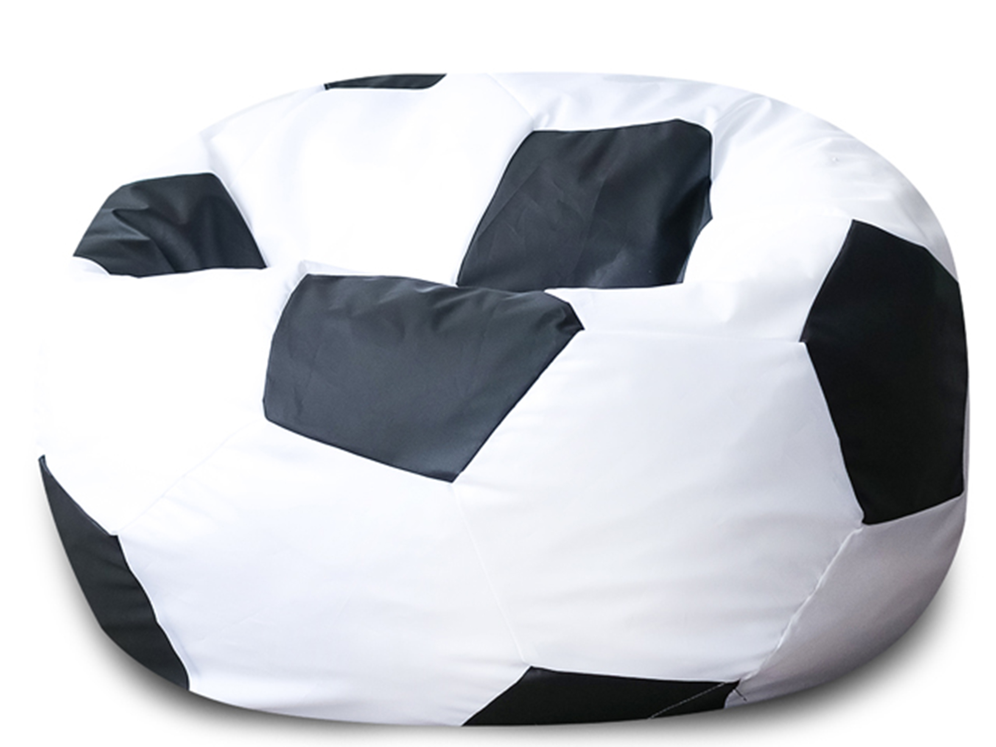 Кресло Мяч Бело-Черный Оксфорд MebelVia Бело-черный, Оксфорд мяч футбольный aurora размер 5 бело коричневый