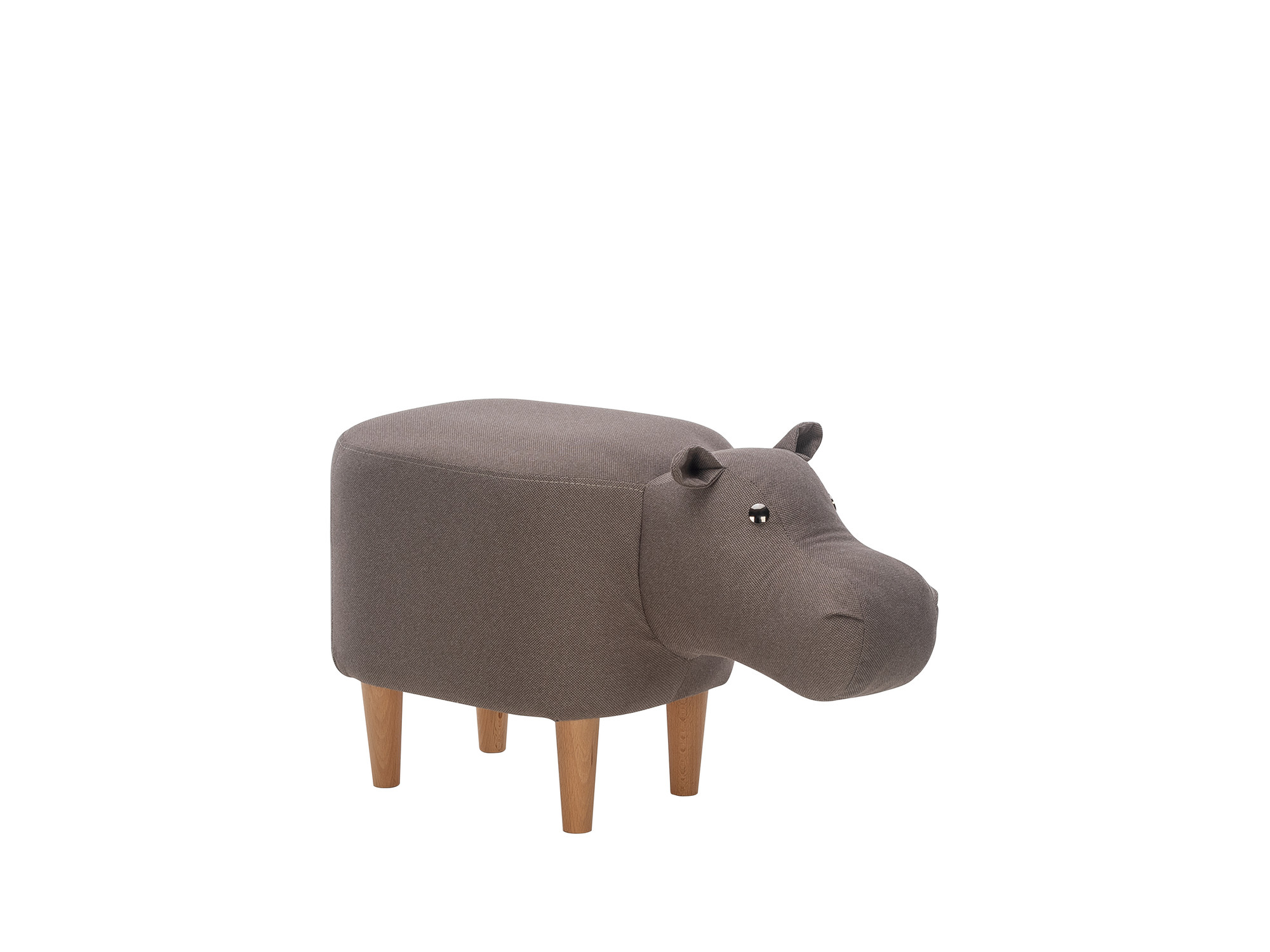Пуф Leset Hippo COMBI MebelVia Milos 16, Ткань Рогожка, Берёзовая фанера, брус натурального дерева стул пуф для детской мебели