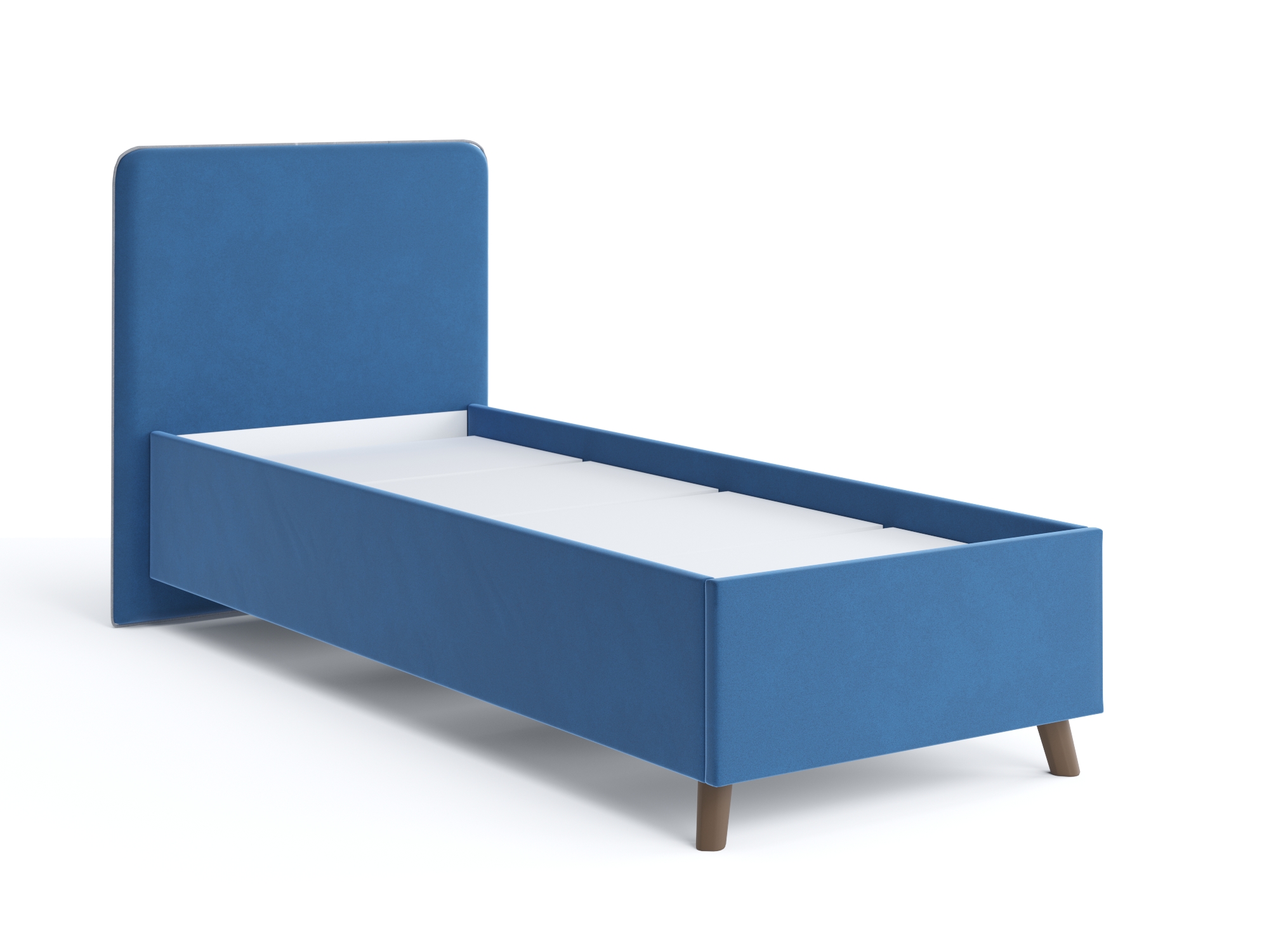 Кровать Ванесса (80х200) Синий, Массив, ДСП кровать ванесса 180х200 синий массив дсп