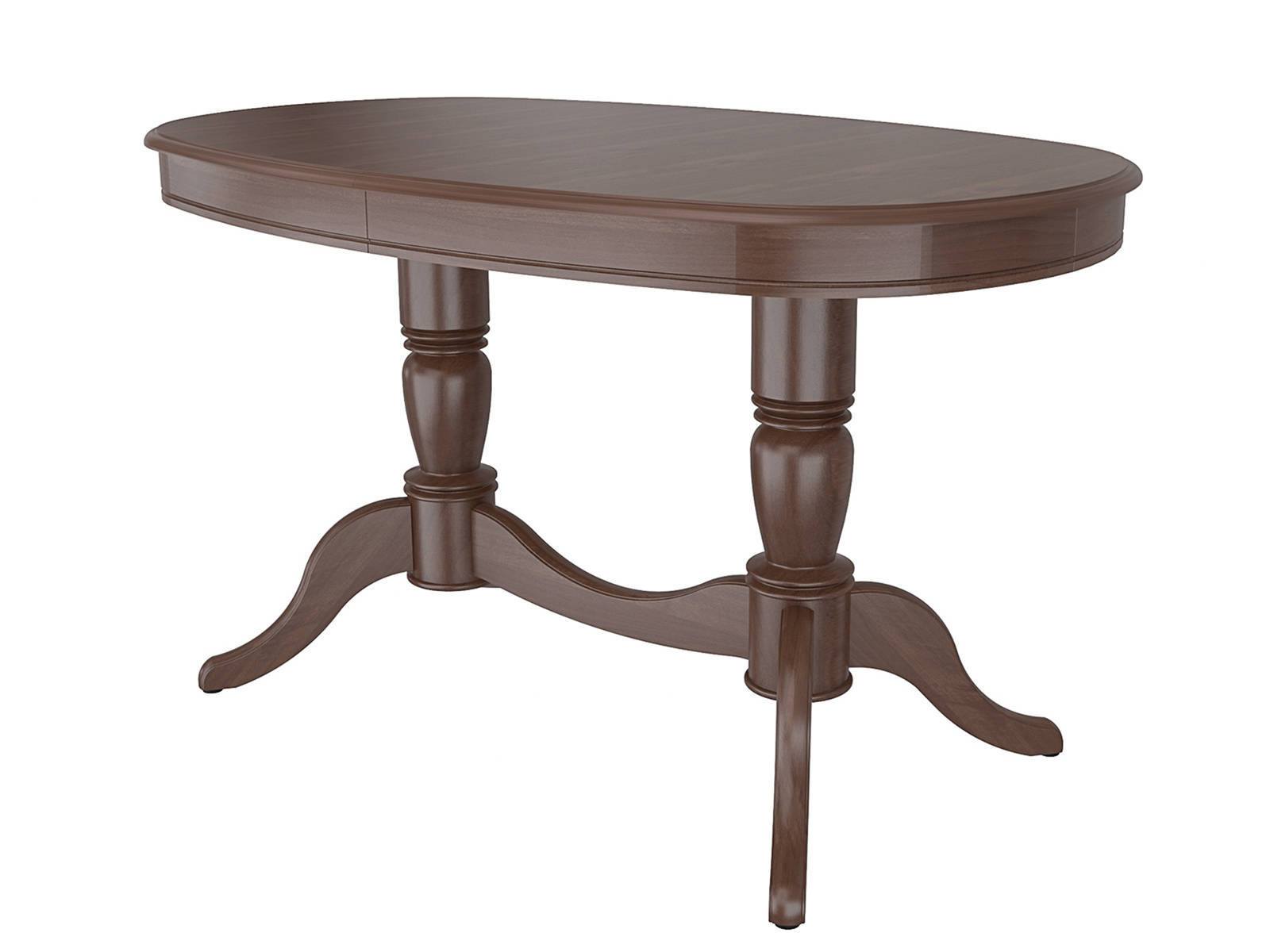 Кухонный стол Фламинго 9 Коричневый темный, Массив Бук стол кухонный круглый d0 8 м белый бук table 15363