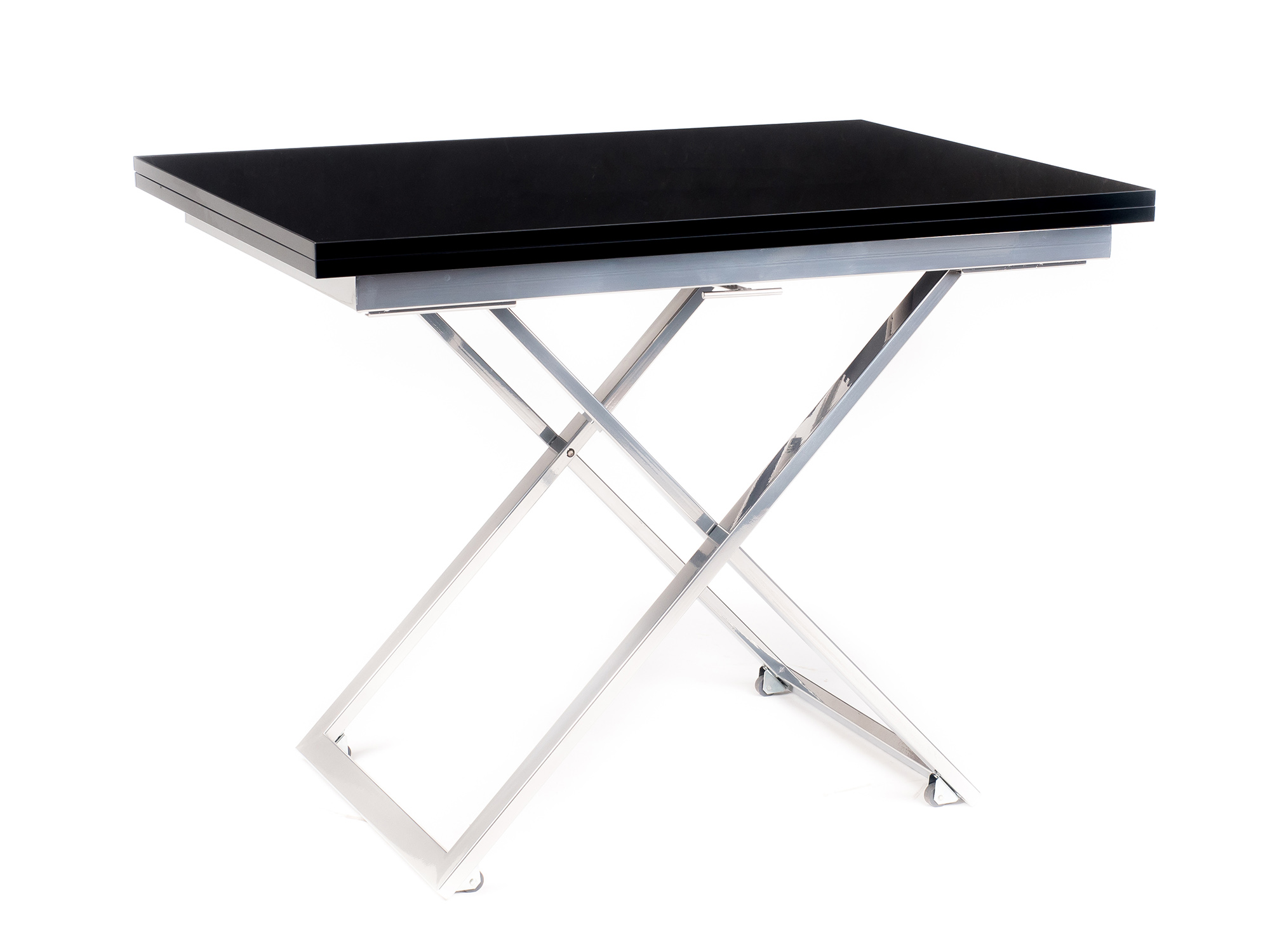 Стол-трансформер Compact Черный, Суперглянцевая плита стол трансформер compact черный суперглянцевая плита