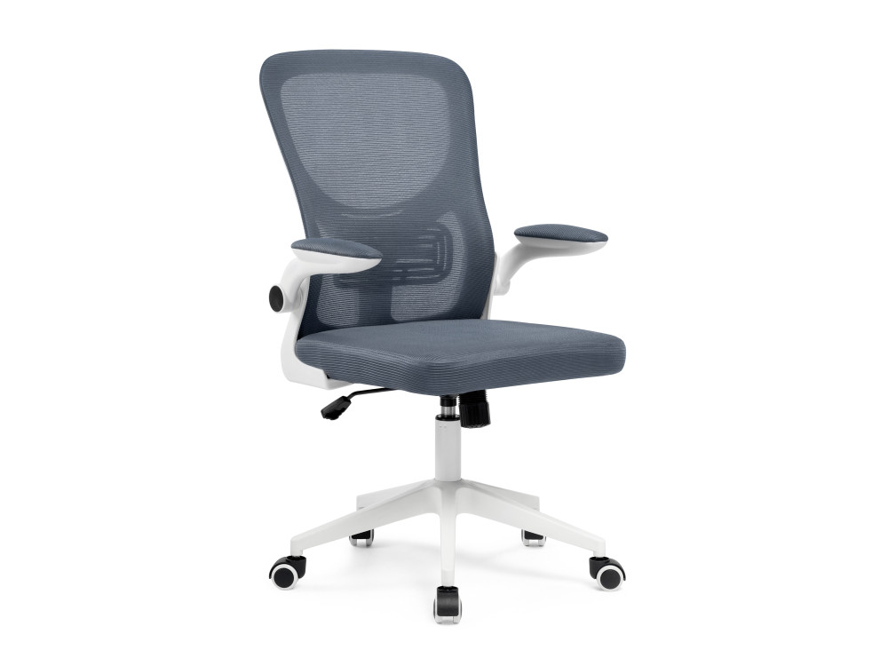 Konfi dark gray / white Стул серый, Пластик konfi blue white стул голубой пластик