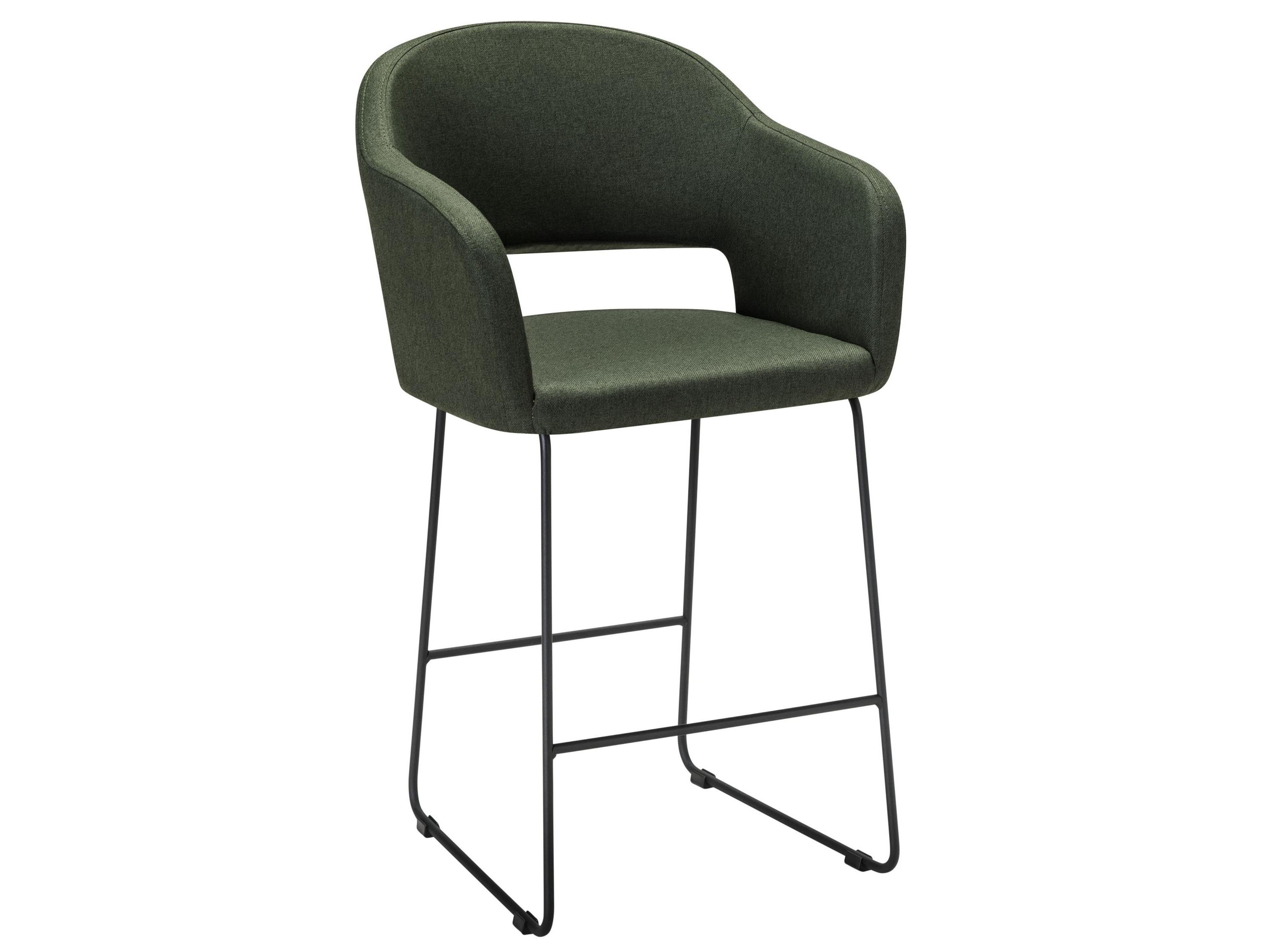 барное кресло oscar зеленый Кресло полубар Oscar тёмно-зеленый/Линк Зеленый, Металл