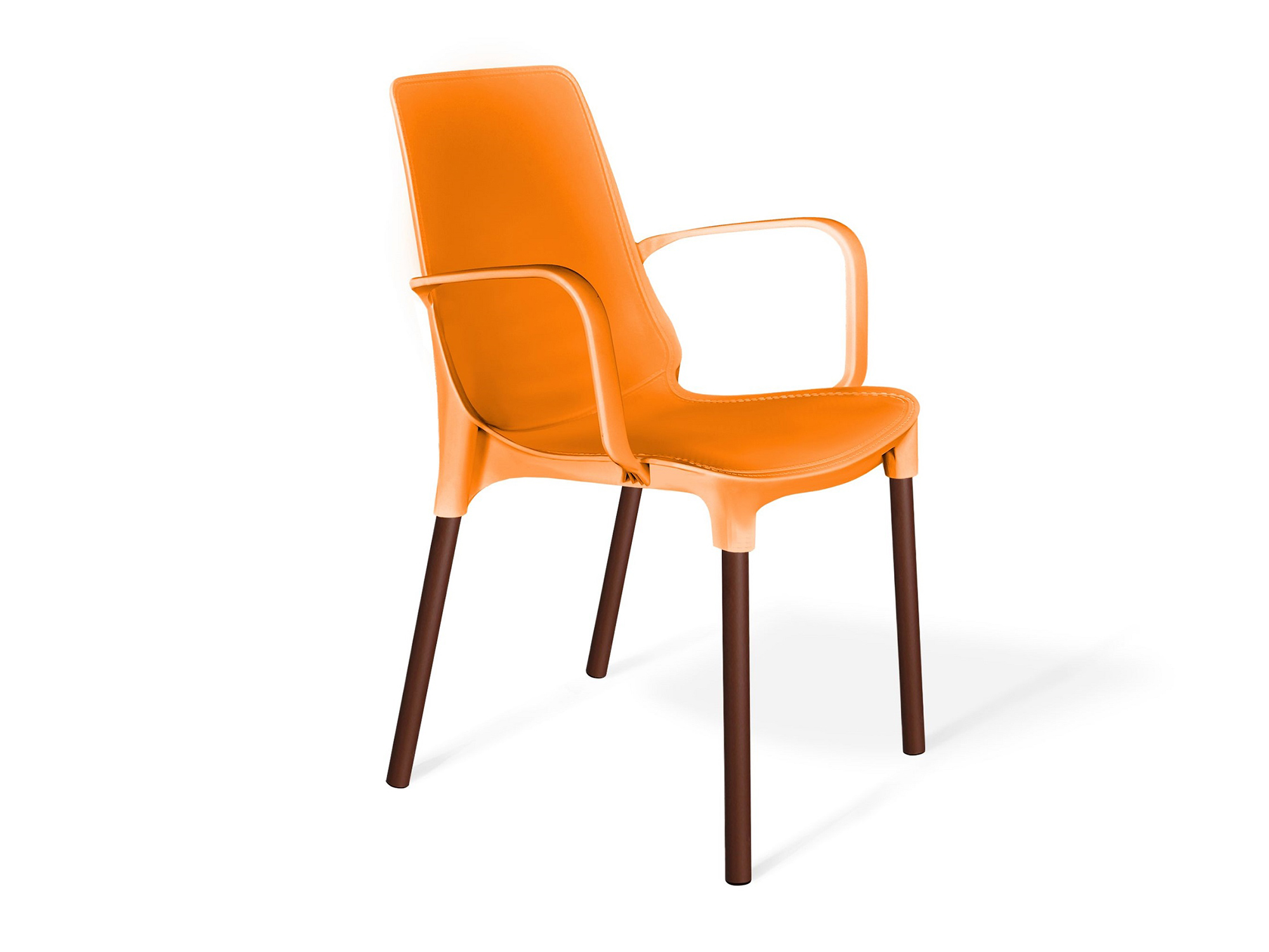 Стул SHT-S76 Оранжевый, Металл стул sht s76 комплект из 2 шт бежевый металл