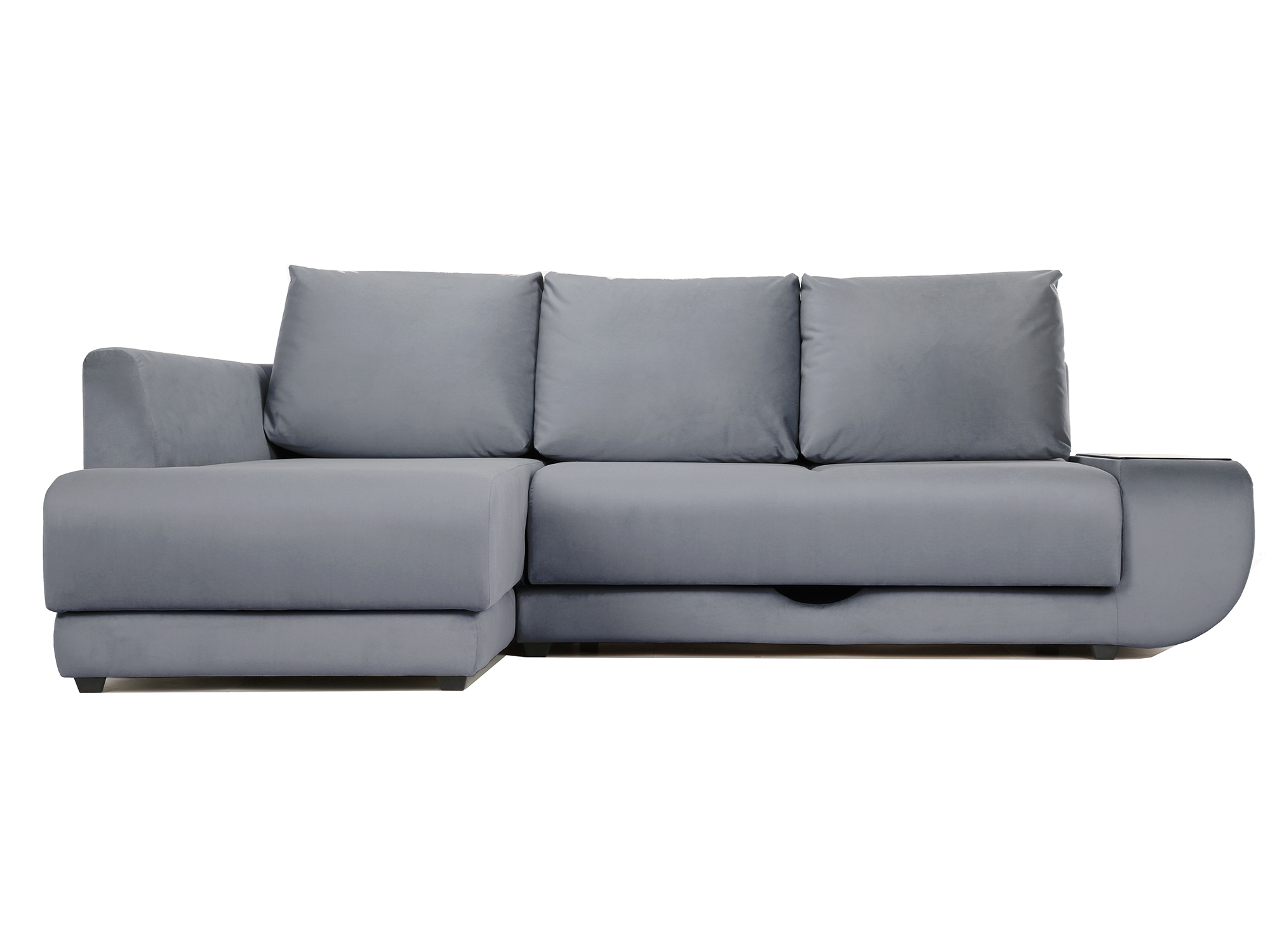 Угловой диван с независимым пружинным блоком Поло LUX НПБ (Нью-Йорк угловой диван поло lux нью йорк левый mebelvia бежевый коричневый микровелюр лдсп брус фанера