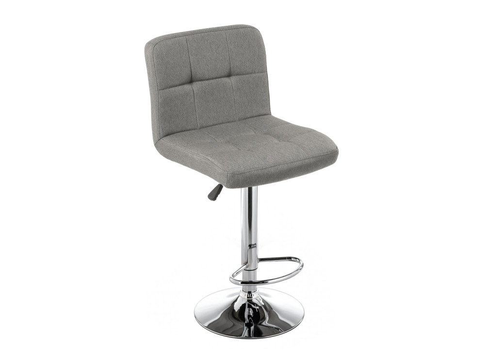 Paskal grey Барный стул Серый, Металл paskal бежевый хром барный стул серый металл