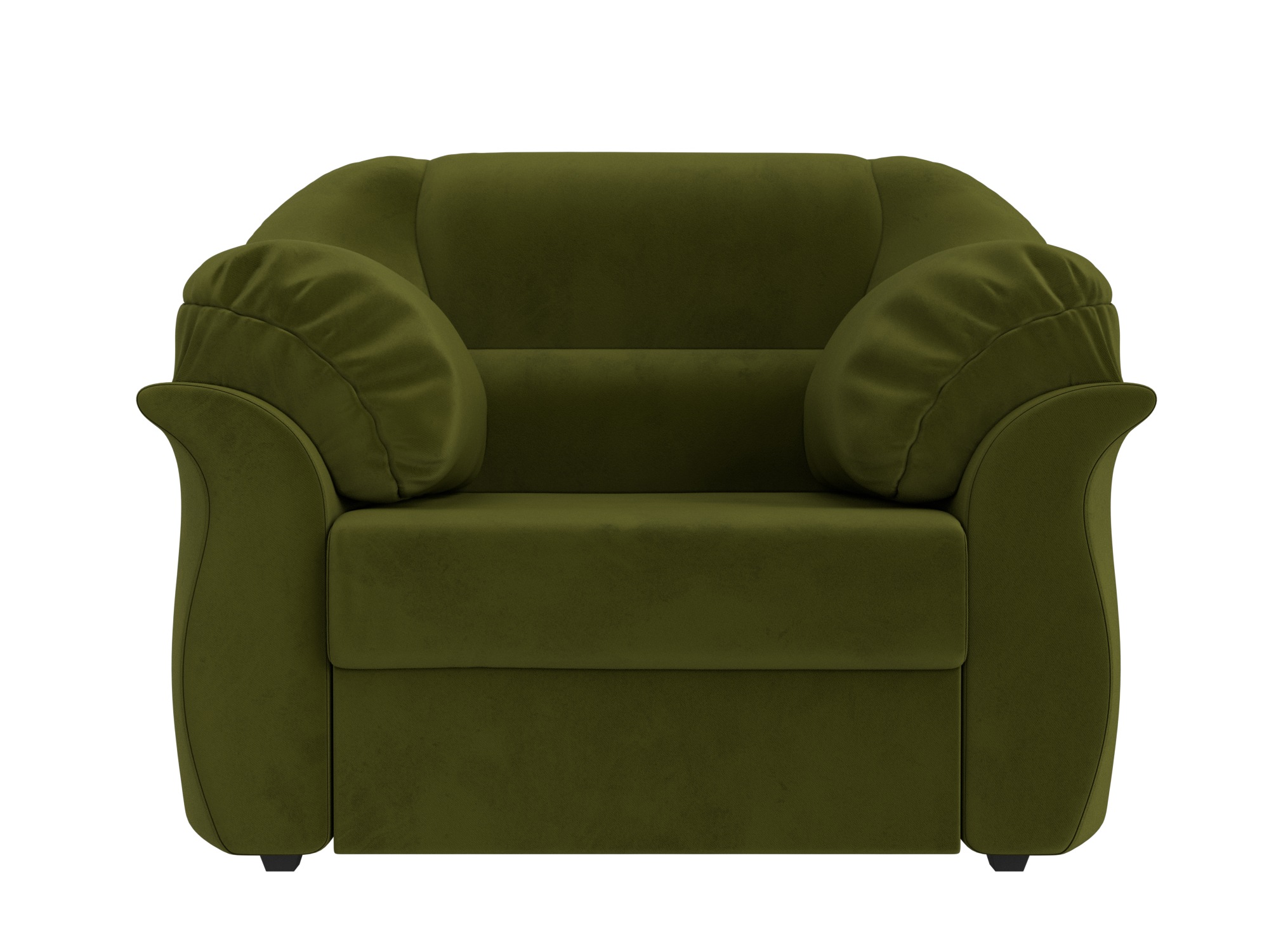 Кресло Карнелла MebelVia , Зеленый, Микровельвет, ДСП, ЛДСП, Брус кресло карнелла mebelvia желтый микровельвет лдсп