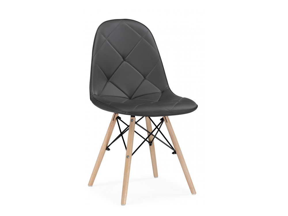 Kvadro 1 gray / wood Стул деревянный Желтый, Металл