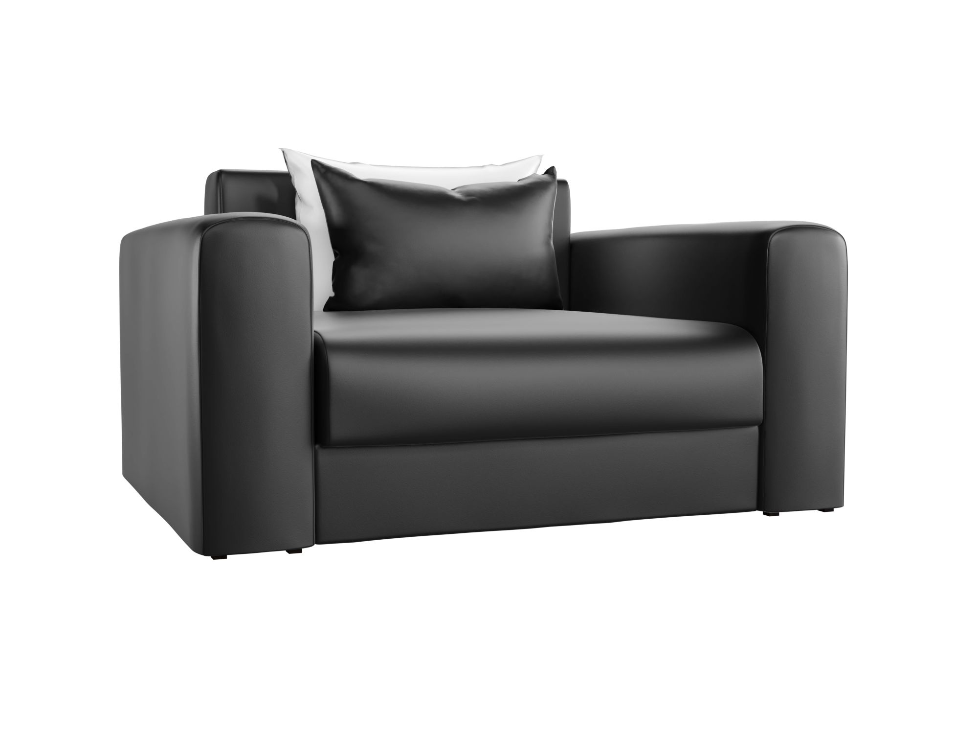 Кресло Мэдисон MebelVia Черный, Искусственная кожа, Массив, ЛДСП ёлка искусственная мэдисон люкс 210 см