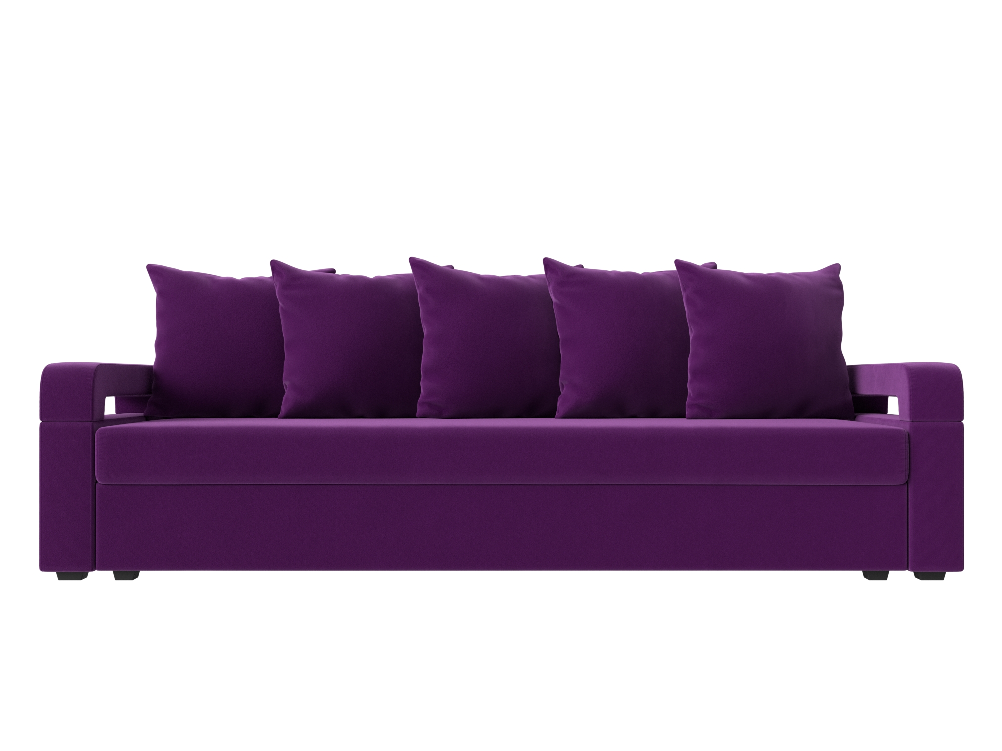 Диван Гермес MebelVia Фиолетовый, Микровельвет, ЛДСП диван еврокнижка мебелико сатурн микровельвет фиолетовый