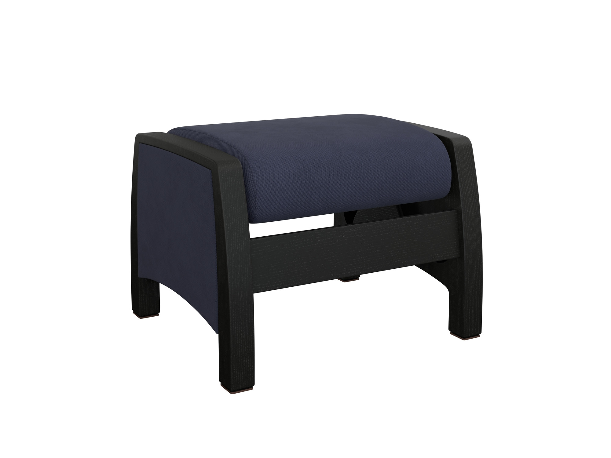 кресло для отдыха модель s7 люкс mebelvia soro 86 ткань шенилл облицованная шпоном берёзовая фанера Пуф-глайдер Модель Balance 1 MebelVia Verona Denim Blue, Ткань Велюр, Берёзовая фанера, облицованная шпоном