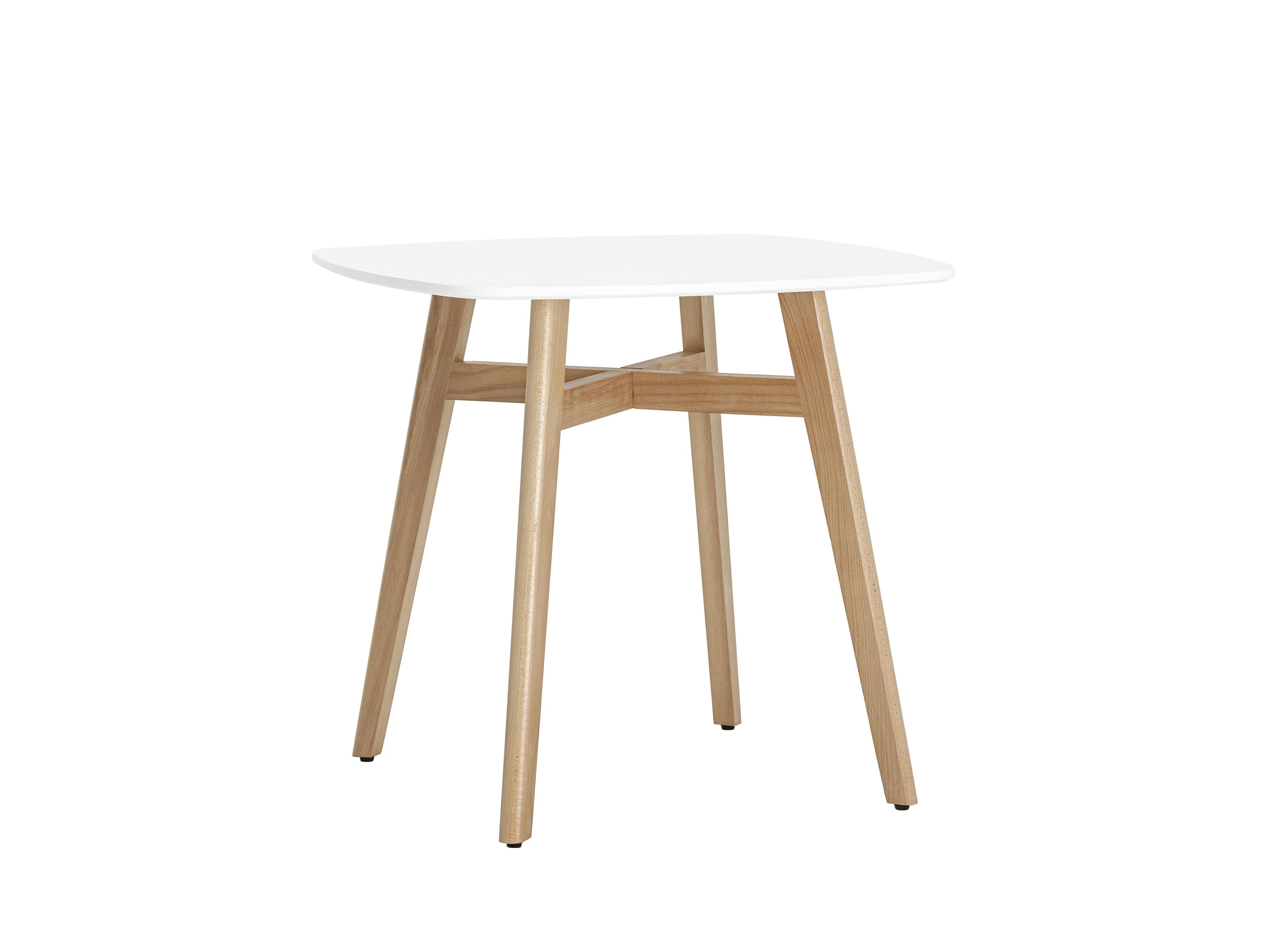 Стол обеденный Stool Group Target 80*80 Белый Белый, массив дерева