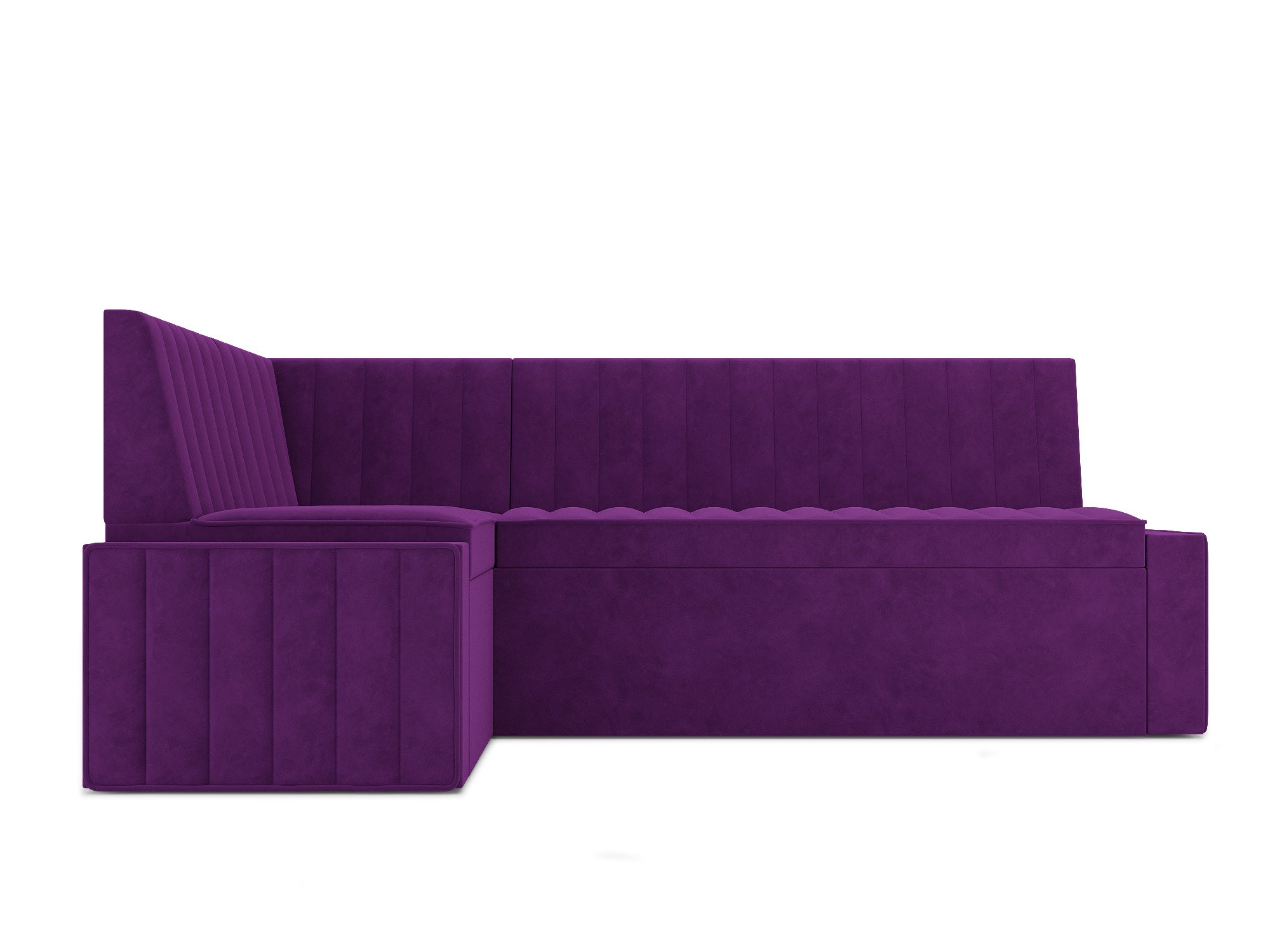 Кухонный угловой диван Версаль Левый (90х170) , Белый, ЛДСП, Брус сосны угловой диван версаль левый mebelvia фиолетовый микровельвет дсп брус фанера