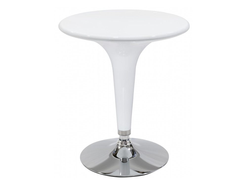 Malibu белый Барный стол Белый, Металл, Пластик стол барный hiba 4 персоны белый