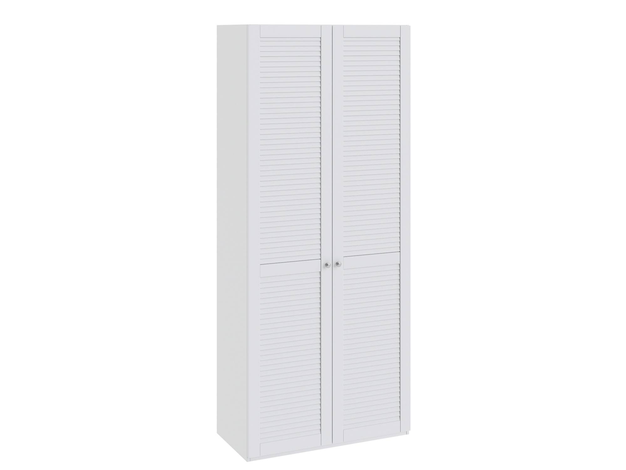 Шкаф для одежды с 2-мя дверями Ривьера Белый, МДФ, ЛДСП, Кромка ABS шкаф для одежды с 2 мя зеркальными дверями лорена белый лдсп зеркало кромка abs