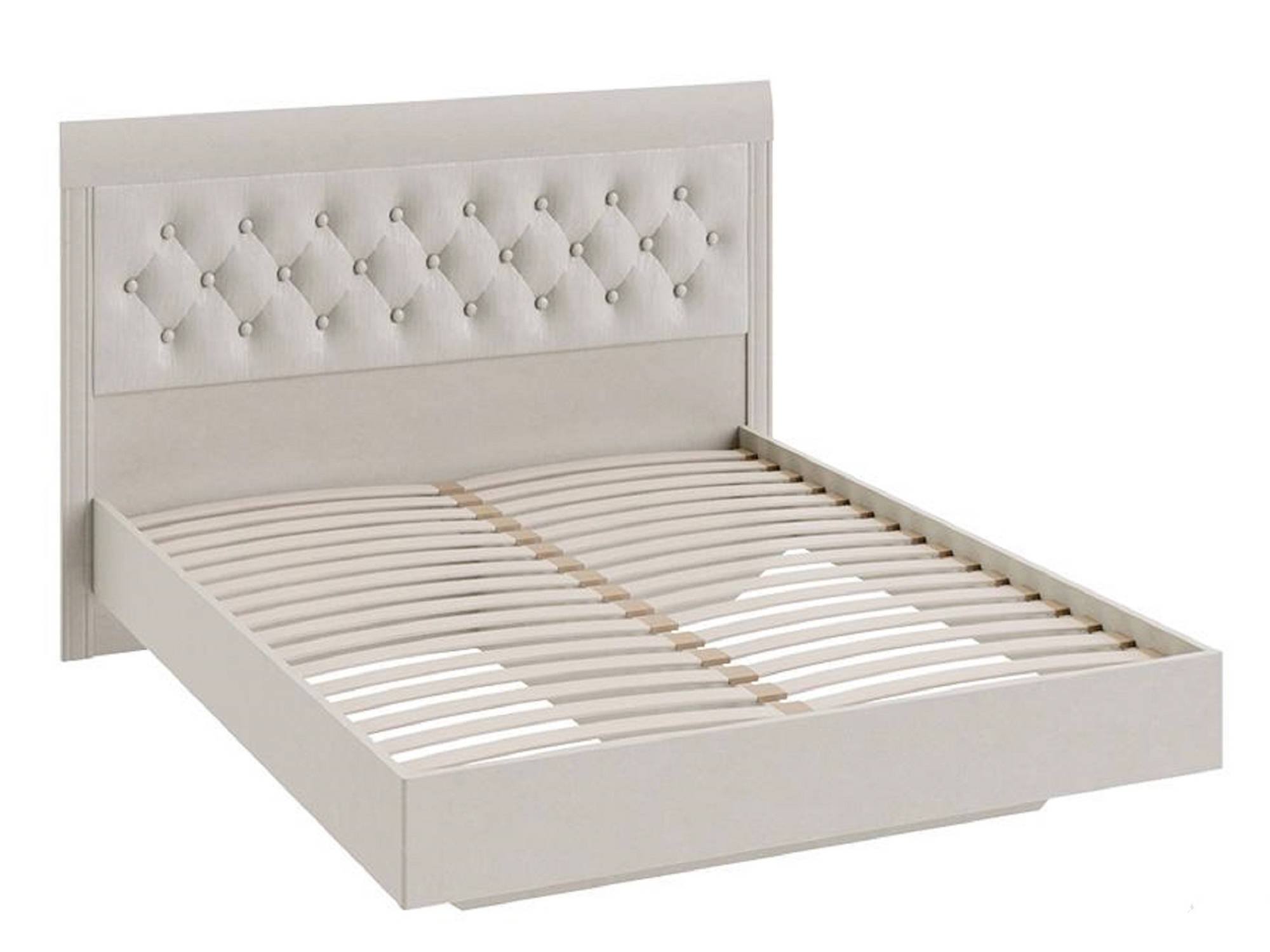 Кровать Саванна (160х200) Саванна, Белый, ЛДСП, МДФ, Кромка меламин гостиная саванна саванна белый мдф стекло лдсп