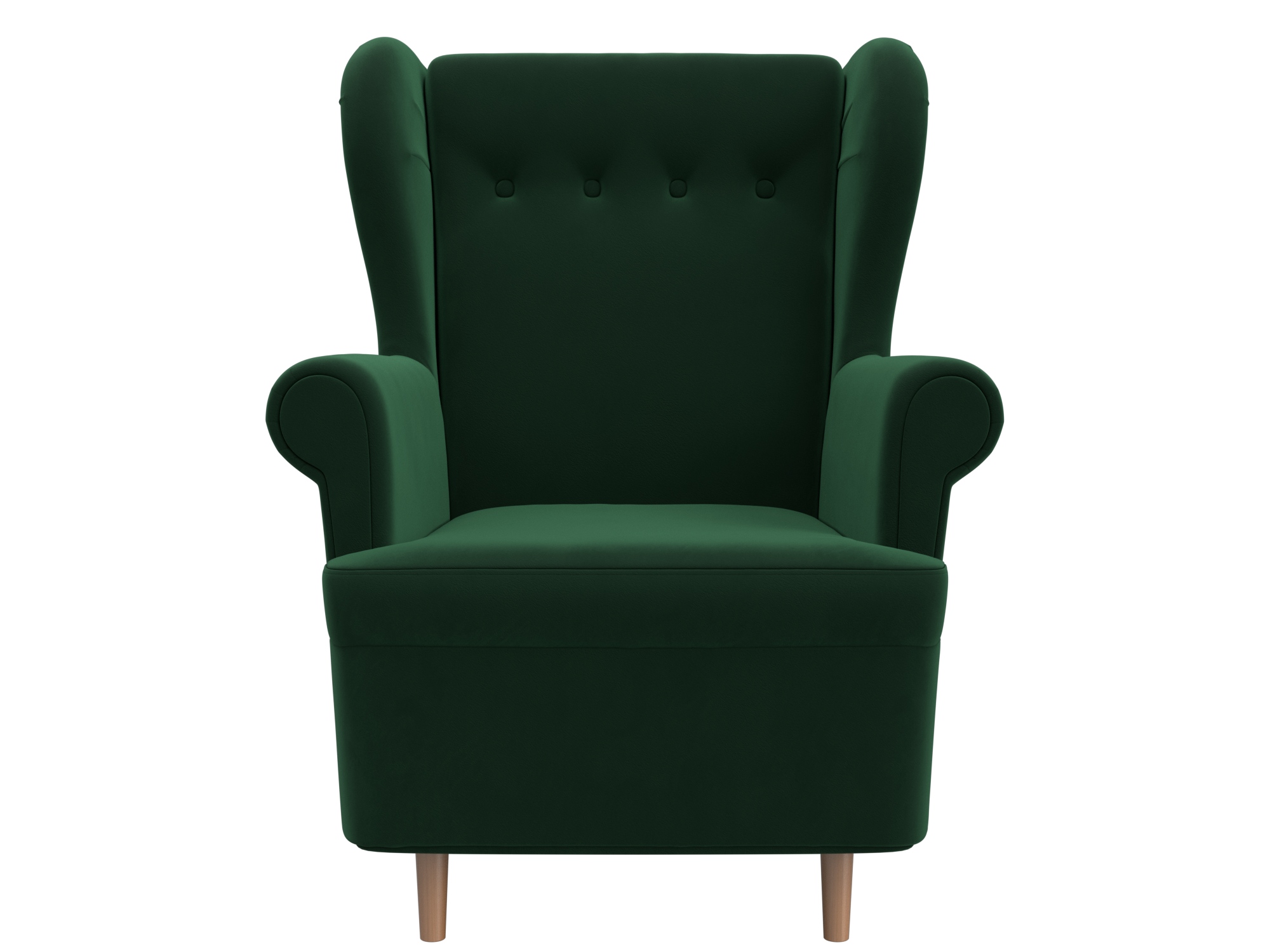 Кресло Торин MebelVia Зеленый, Велюр, ДСП, ЛДСП кресло торин mebelvia зеленый велюр лдсп