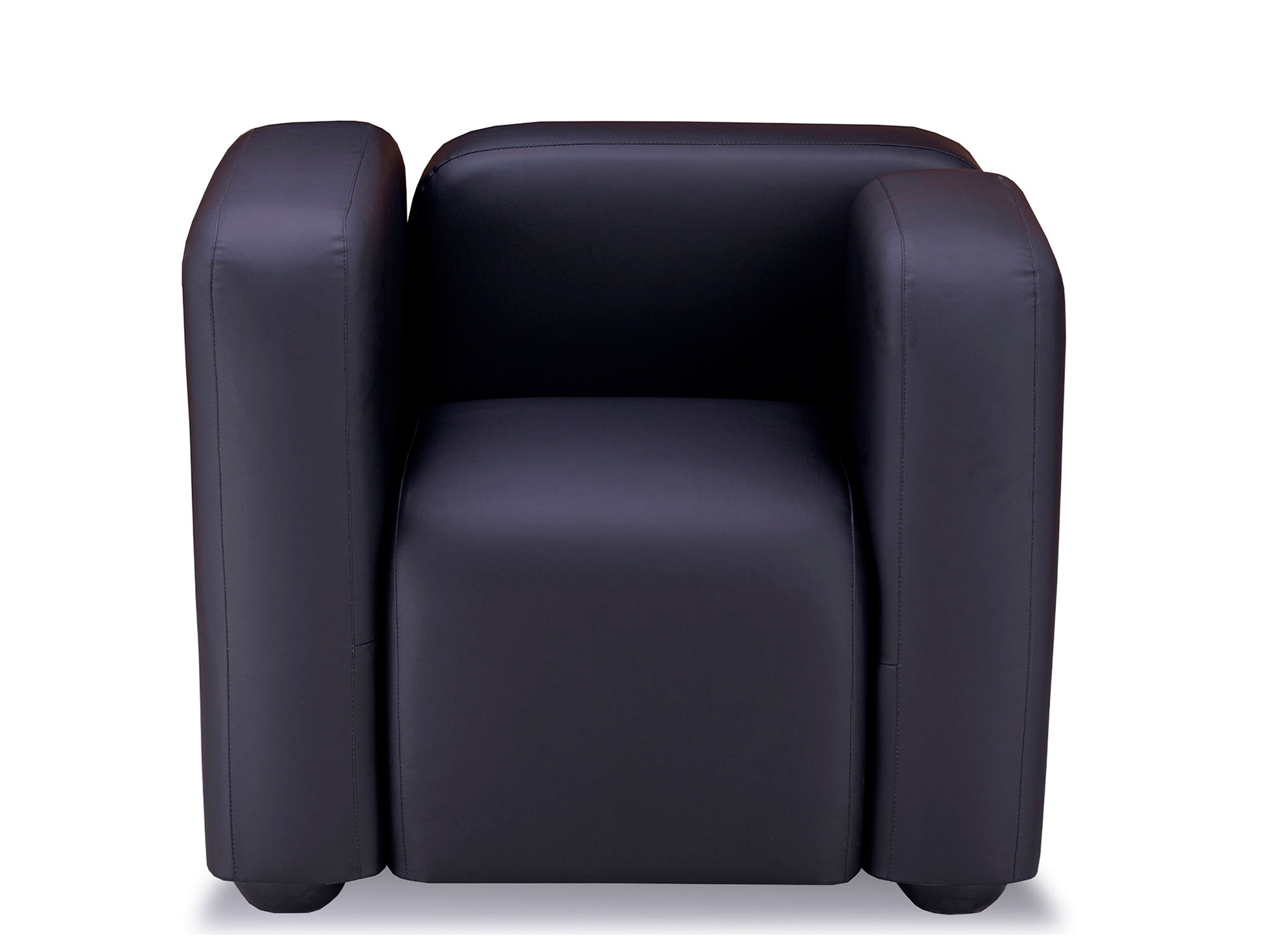 Кресло Квадрато MebelVia Черный, Искусственная кожа, МДФ 31440