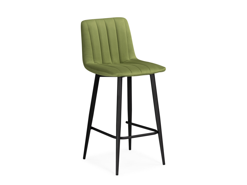 Дани зеленый / черный Барный стул Черный, Металл mega green барный стул зеленый пластик