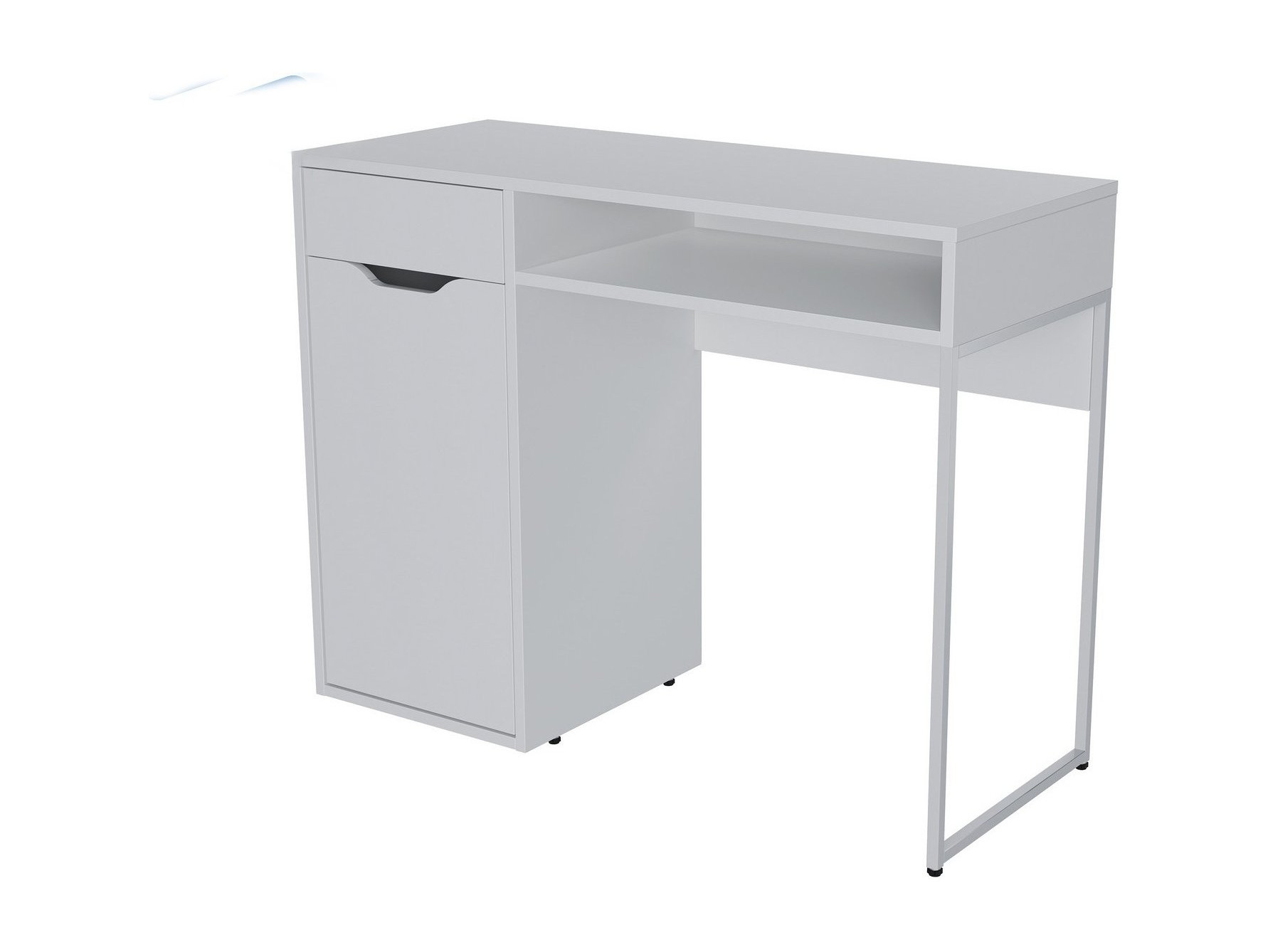 письменный стол лайт 6к с надстройкой белый Лайт Стол письменный СП-003 (Белый) Белый, ЛДСП