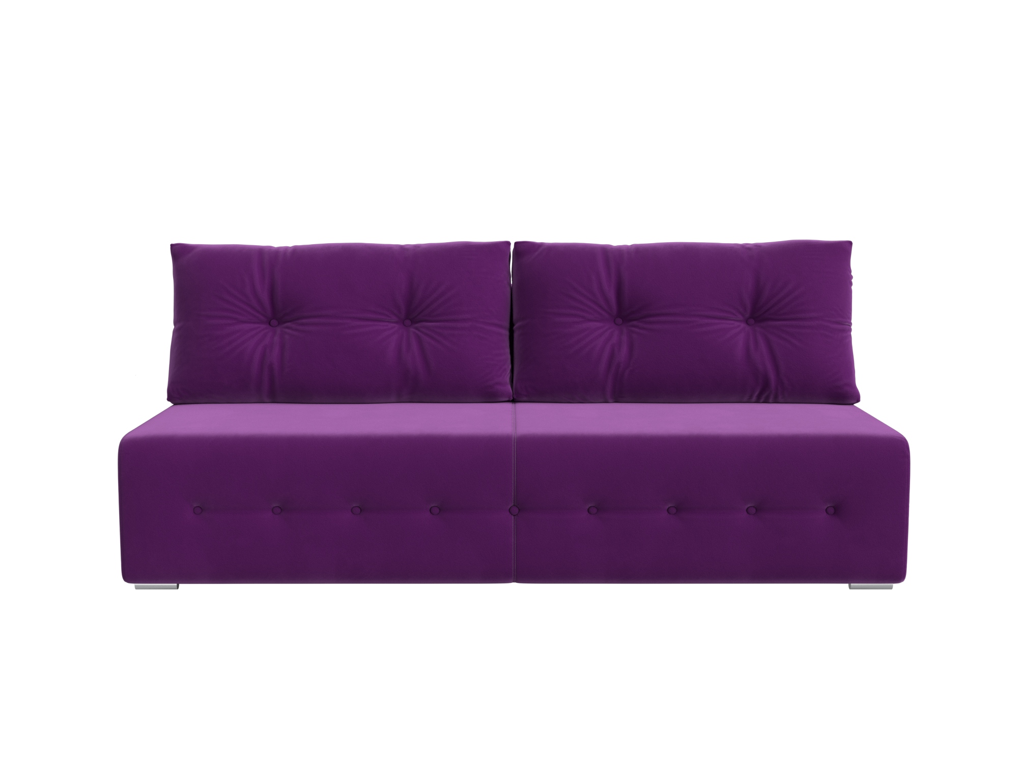 Диван Лондон MebelVia , Фиолетовый, Микровельвет, ЛДСП диван еврокнижка артмебель ник 2 микровельвет фиолетовый