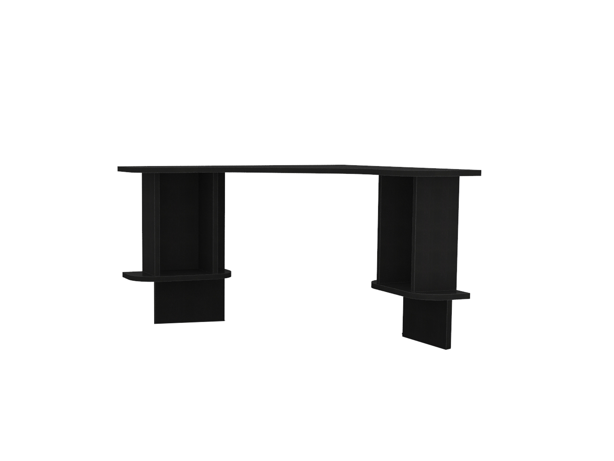 Надстройка для стола Сакс Черный, ЛДСП надстройка стола ника двойного остин м15