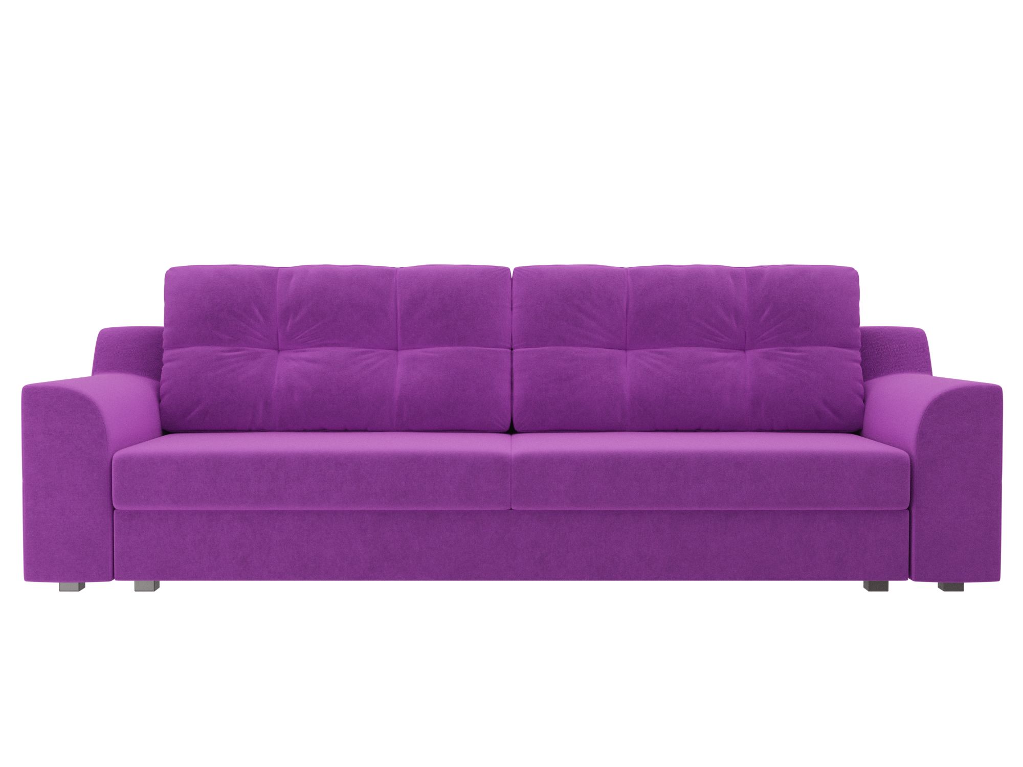 Диван Сансара MebelVia , Фиолетовый, Микровельвет, ЛДСП диван еврокнижка мебелико сатурн микровельвет фиолетовый