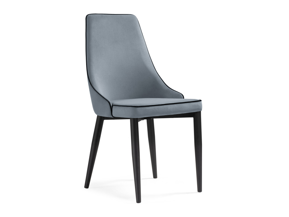 Kora 1 gray / black Стул Черный, Металл kora 1 light blue white стул белый металл
