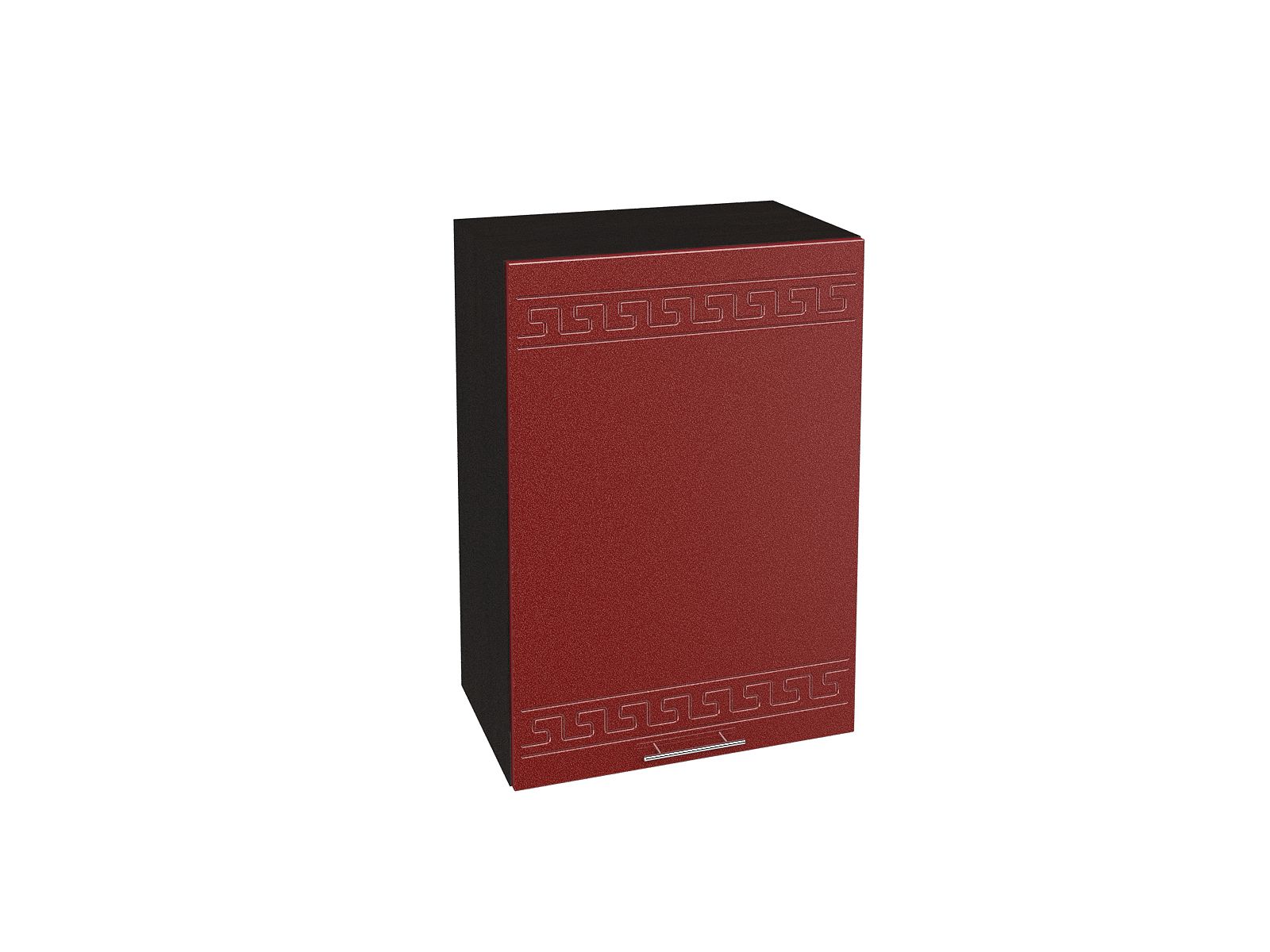 Шкаф навесной 500 Греция Гранатовый металлик, Красный, Коричневый шкаф навесной открытый 150 греция
