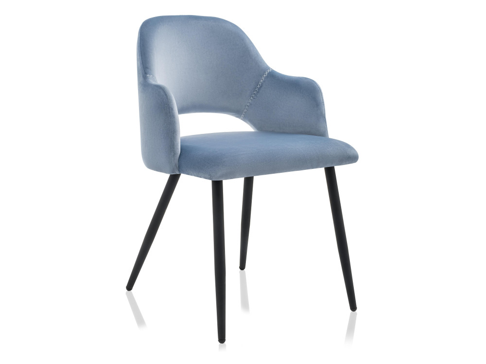 Konor синий Стул Голубой, Окрашенный металл konor champagne black стул черный окрашенный металл