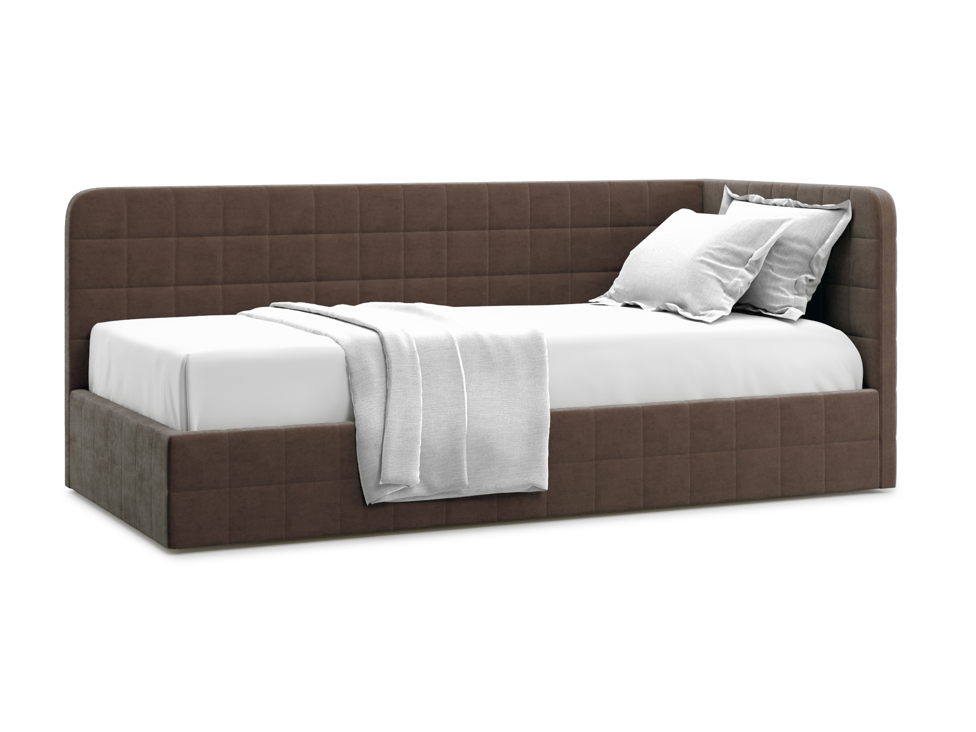 Кровать Tichina 90 Velutto 23 Шоколадный, Массив, ДСП кровать tichina 90 velutto 22 коричневый массив дсп