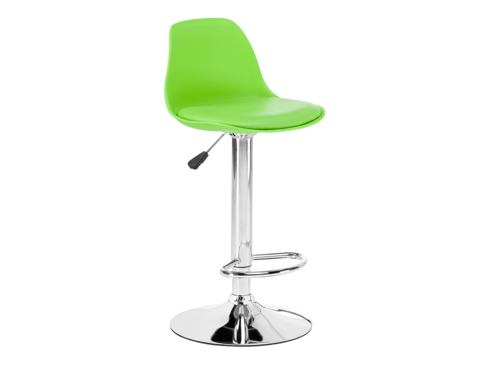 Soft Барный стул Зеленый, Хромированный металл color барный стул цветной кожзам хромированный металл