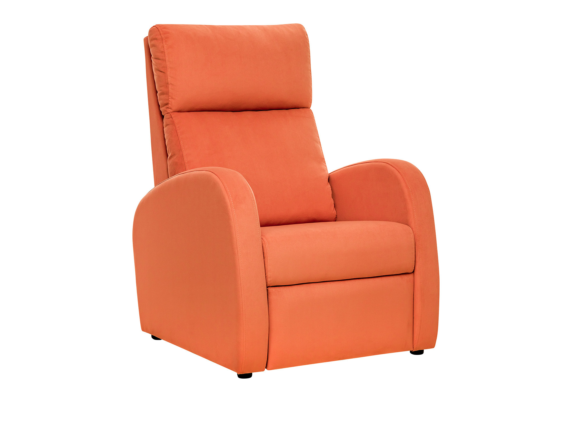 Кресло реклайнер Leset Грэмми-2 MebelVia V39 оранжевый, Ткань Велюр, Берёзовая фанера кресло leset винтаж v39 оранжевый