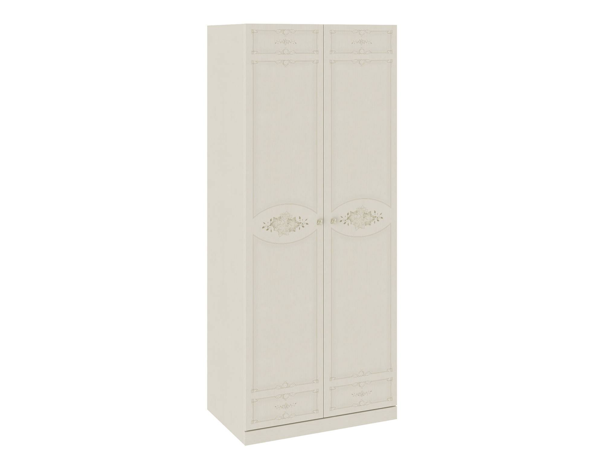 Шкаф для одежды с 2-мя дверями Лорена Штрихлак, Белый, ЛДСП, Кромка ABS