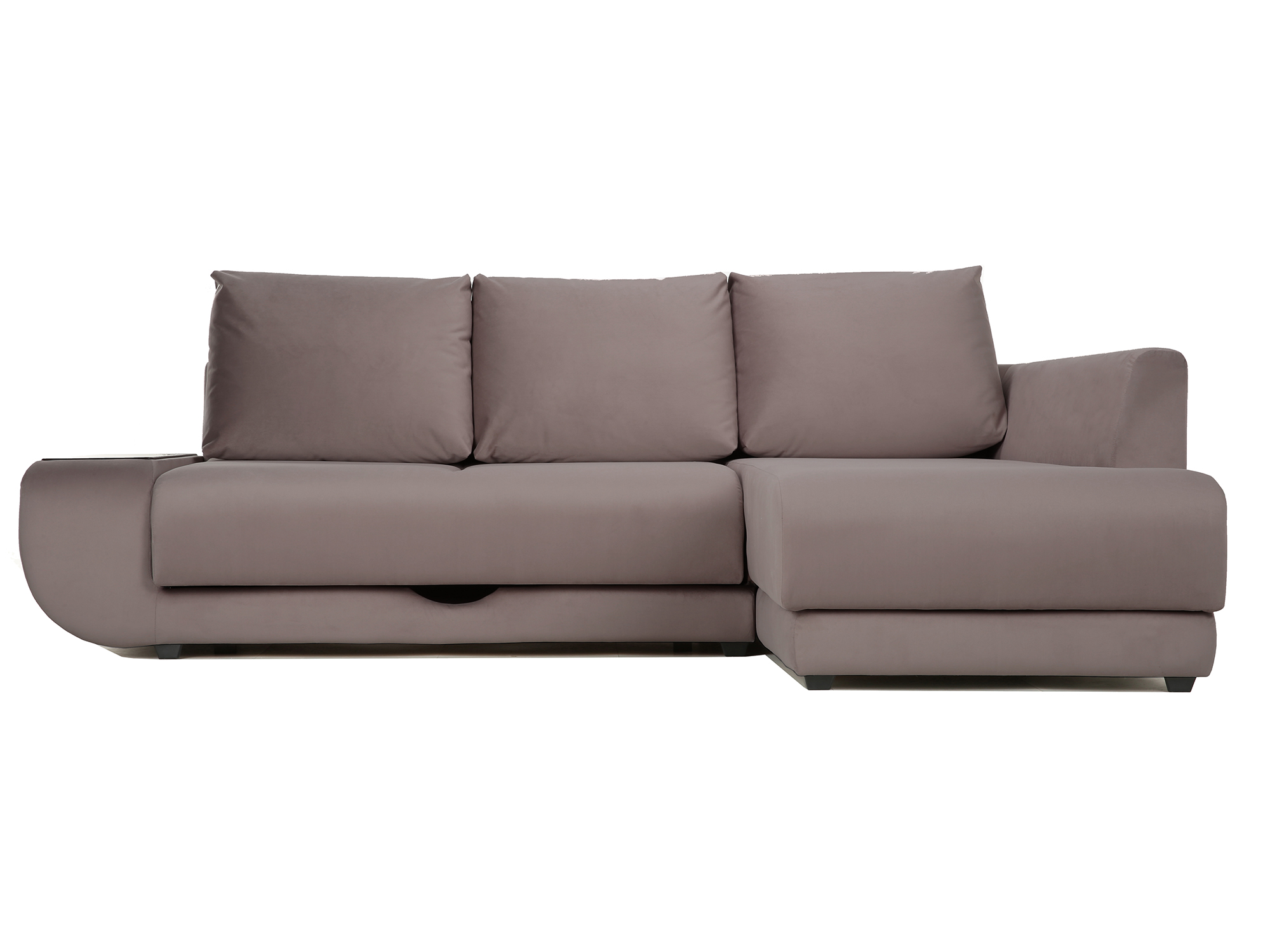 Угловой диван с независимым пружинным блоком Поло LUX НПБ (Нью-Йо угловой диван поло lux нью йорк правый mebelvia коричневый микровелюр массив лдсп фанера