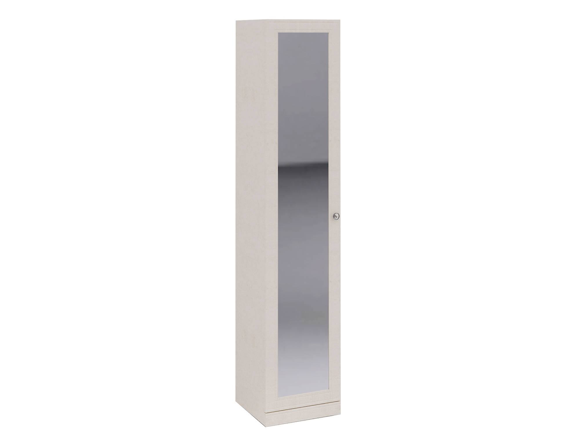 Шкаф для белья с зеркальной дверью Саванна Саванна, Белый, МДФ, Зеркало, ЛДСП, Кромка меламин шкаф для одежды с 2 мя дверями саванна саванна белый мдф лдсп кромка меламин