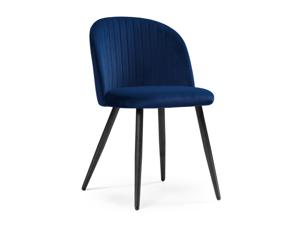 Gabi 1 dark blue / black Стул Черный, Окрашенный металл velen dark blue стул черный окрашенный металл
