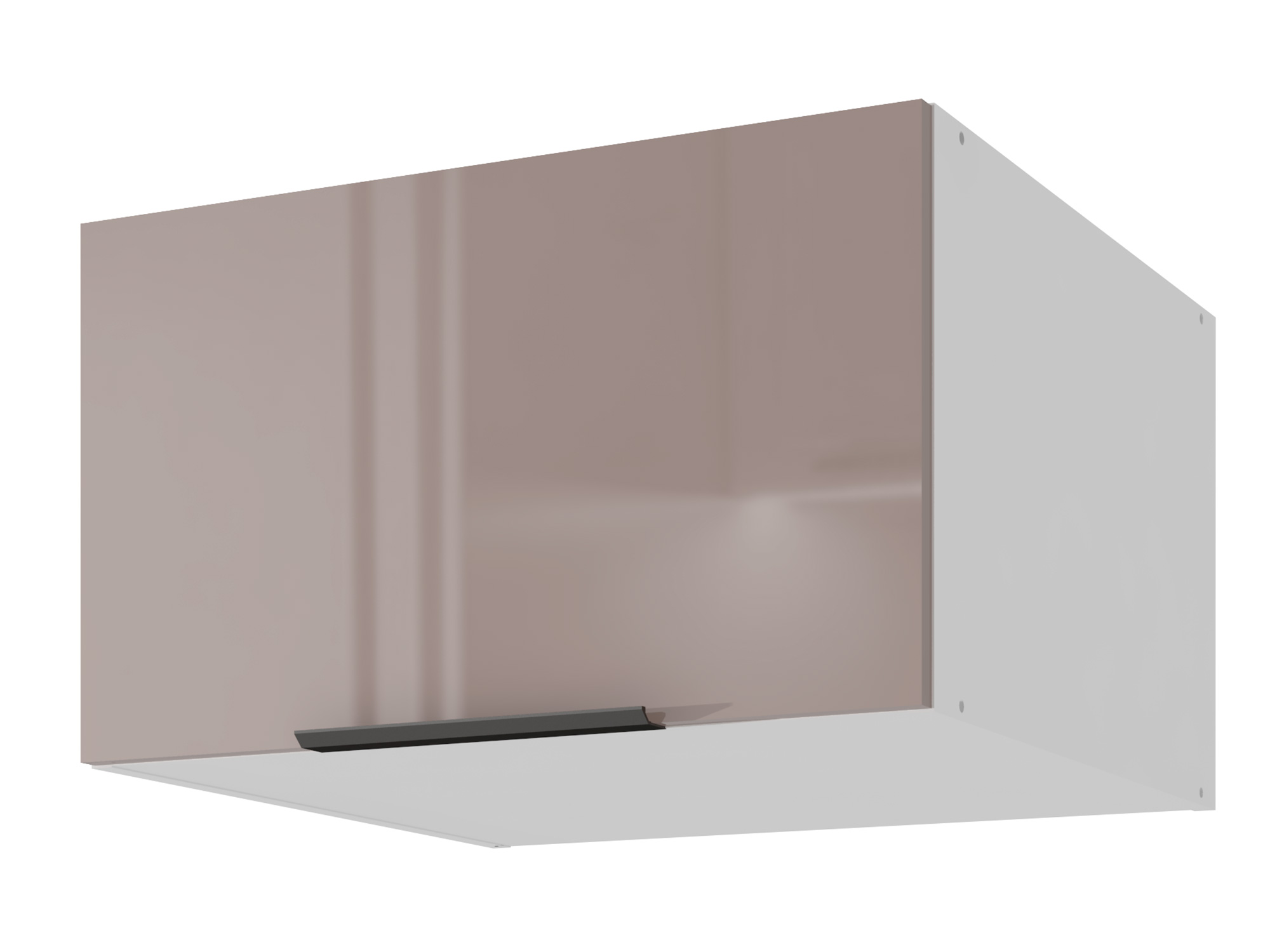 Шкаф антресольный 60 х 36 см Калипсо Белый, Коричневый, ЛДСП цена и фото