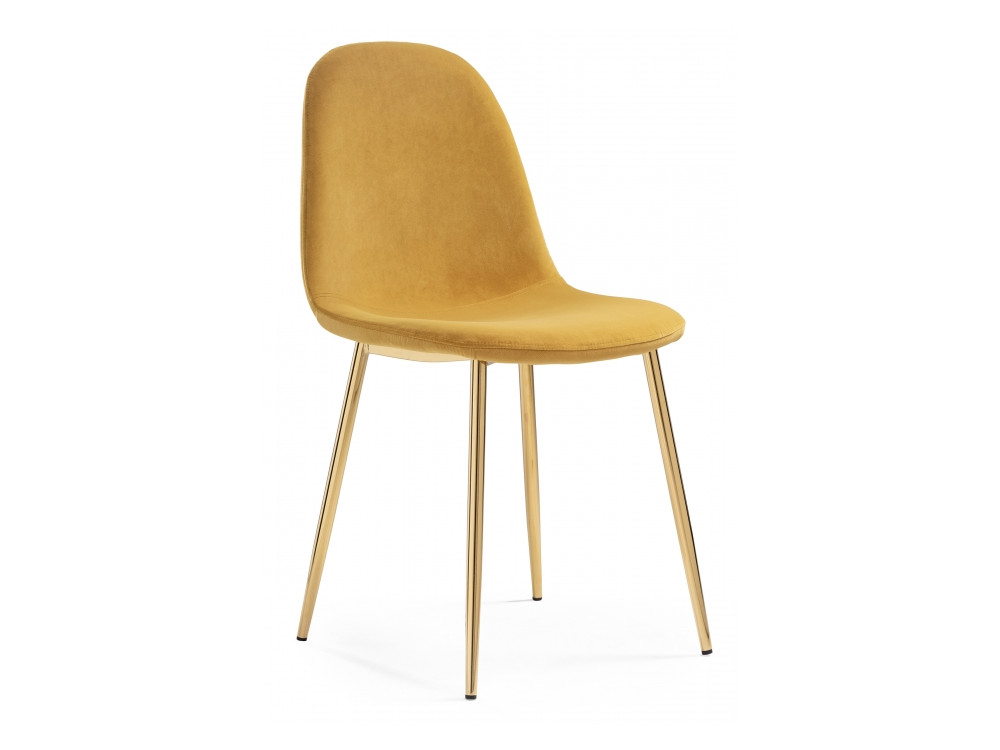 Lilu 1 yellow / gold Стул Бежевый, Окрашенный металл lilu серый стул черный окрашенный металл
