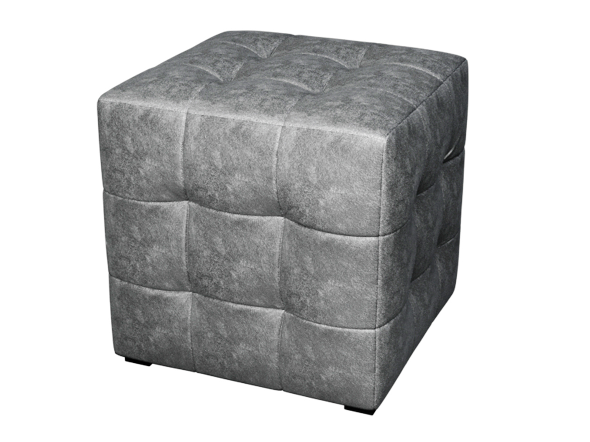 Пуф Лотос MebelVia , Серый, Шенилл, ДСП пуф каркасный пвх granit 3 серый 35x35x42 см