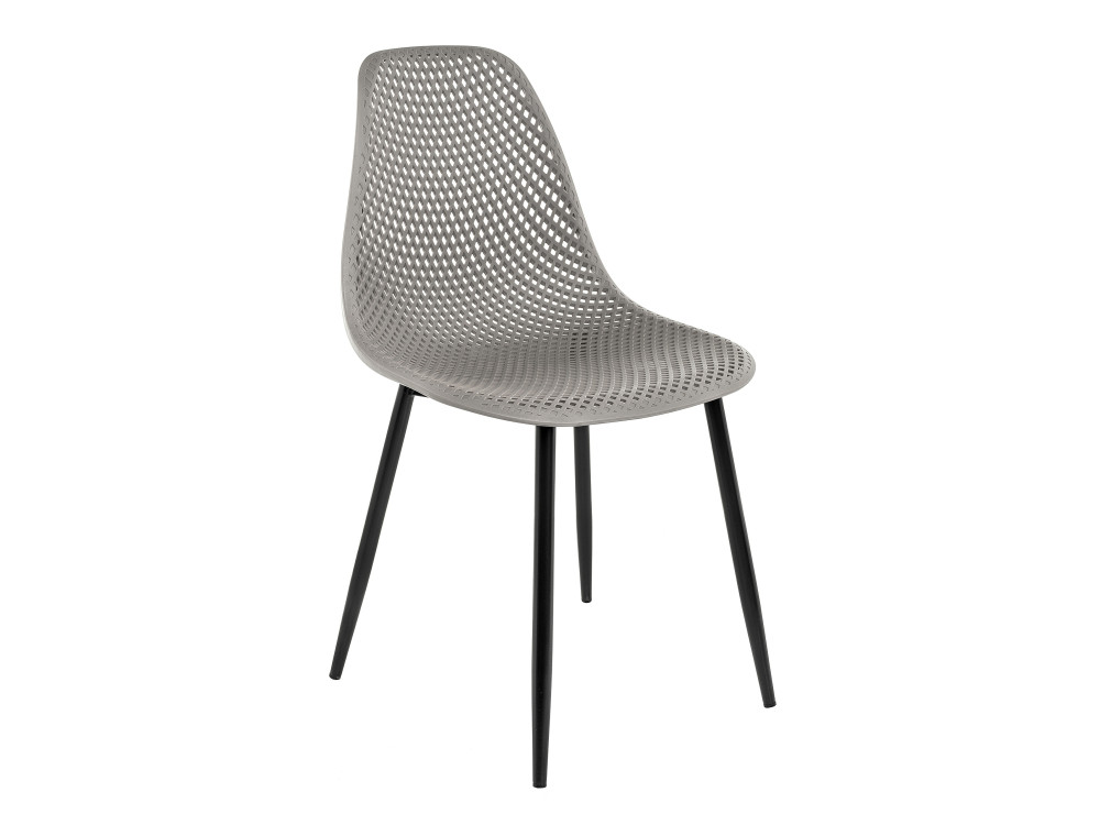 Vero серый Стул Черный, Окрашенный металл vero белый стул белый окрашенный металл