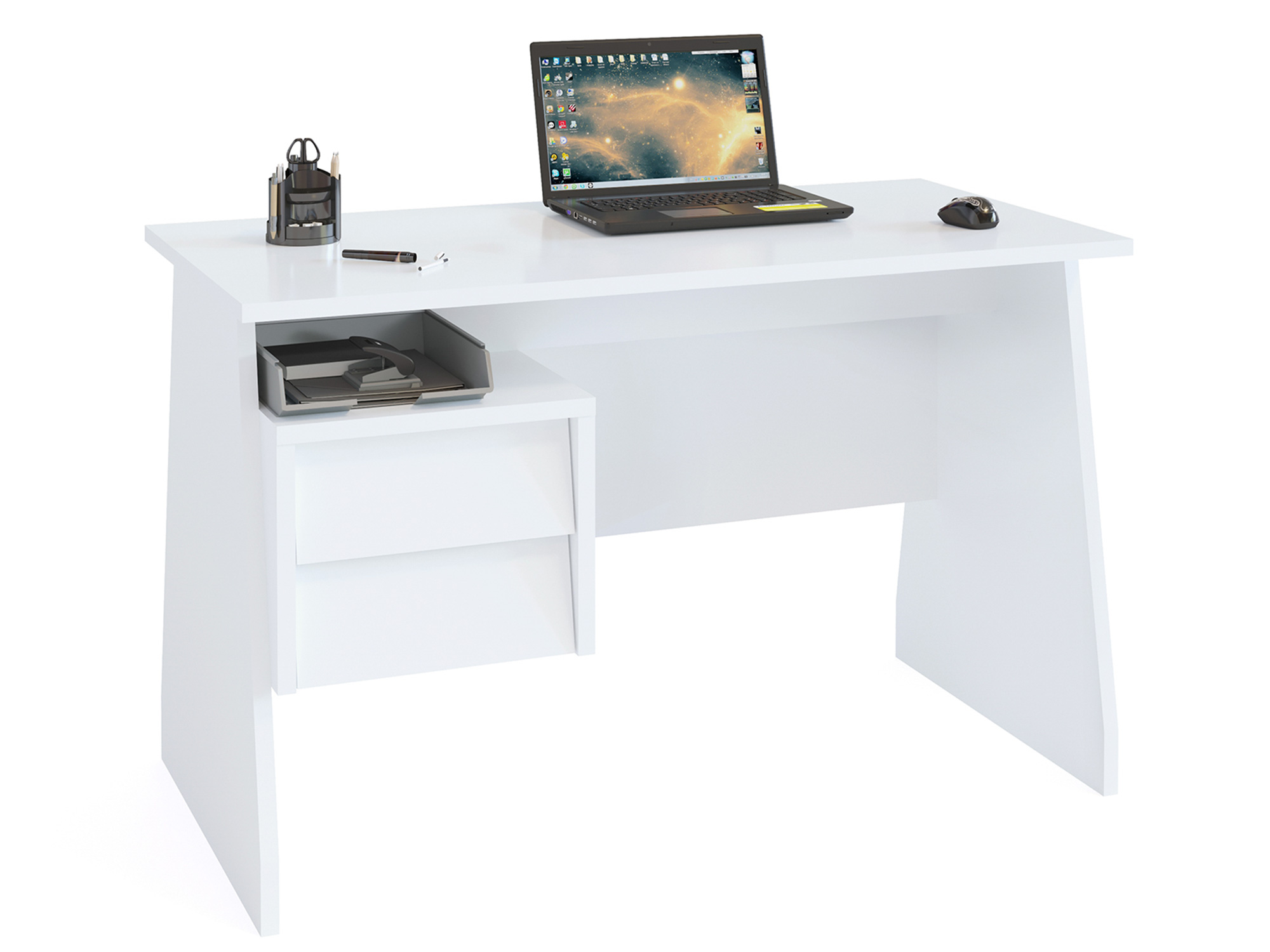 компьютерный стол сокол кст 109л белый Стол компьютерный КСТ-115 Белый