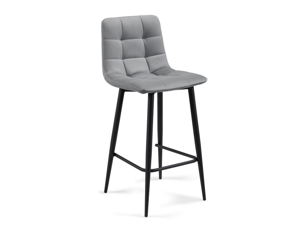 Чилли К темно-серый / черный Барный стул Черный, Металл барный стул высотой стойки виктория поворотный барный стул стулья темно каштановый стул мебель стулья