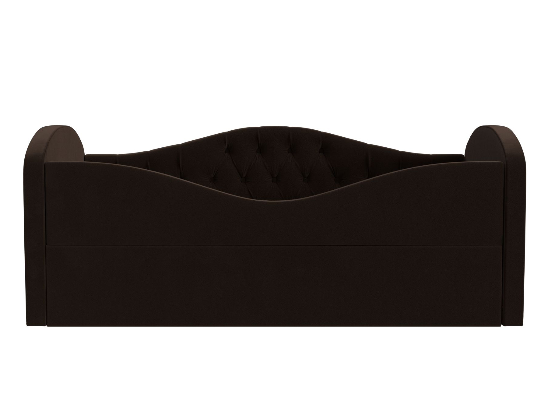 Детская кровать Сказка Люкс (75х160) Коричневый, Массив, ЛДСП детская кровать сказка 75х160 коричневый массив лдсп